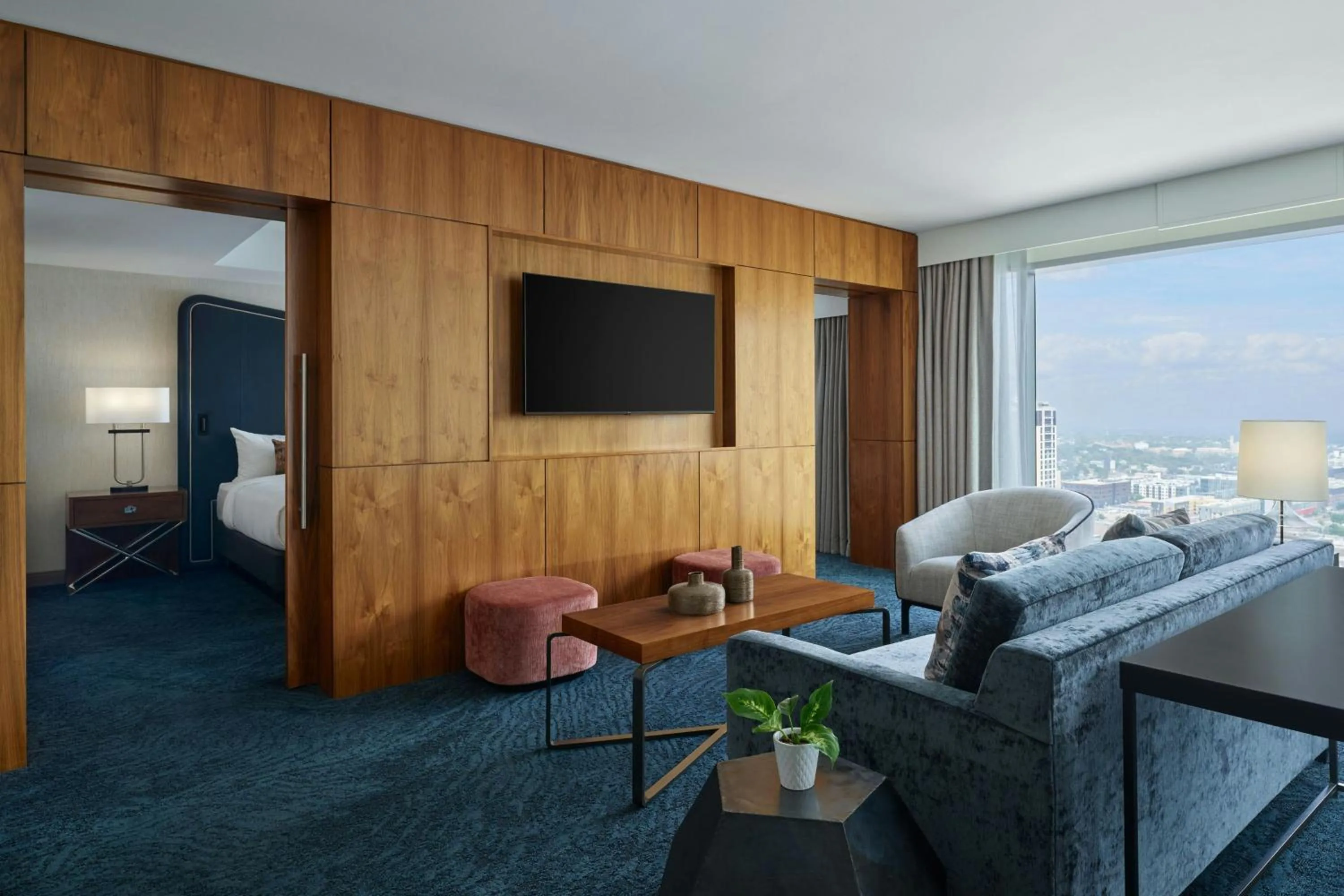 Living room, Bed in JW Marriott Austin