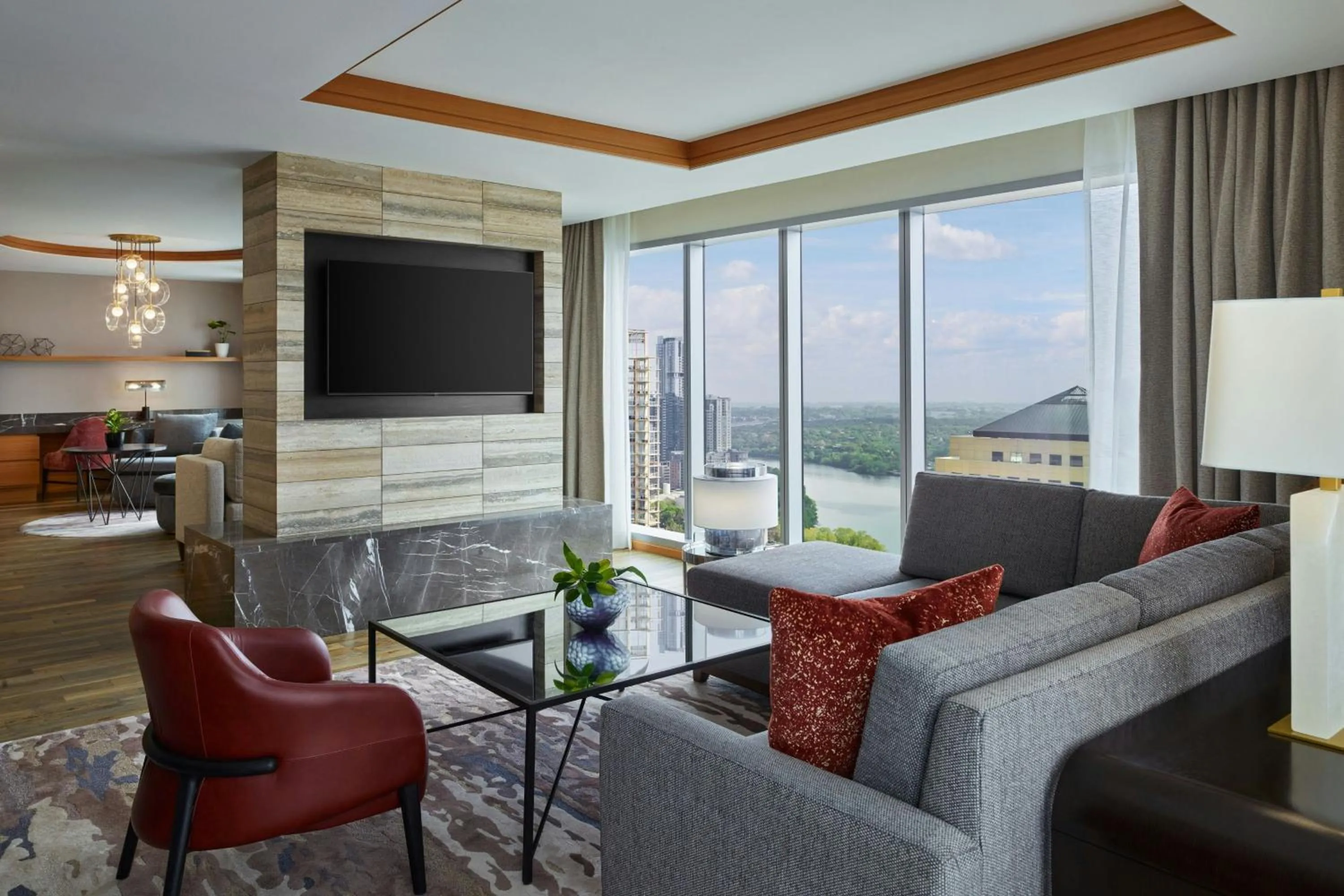 Living room in JW Marriott Austin
