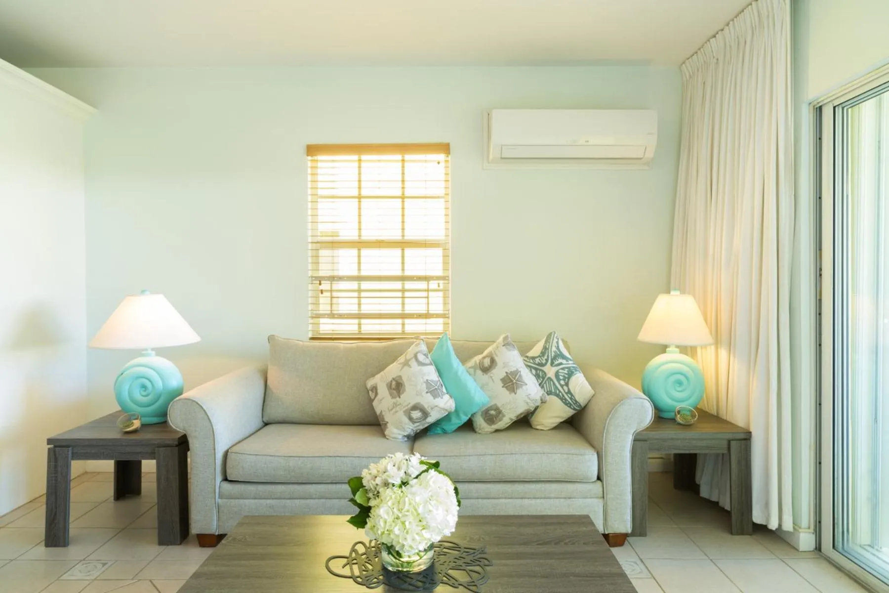 Living room in The Inn at Grace Bay