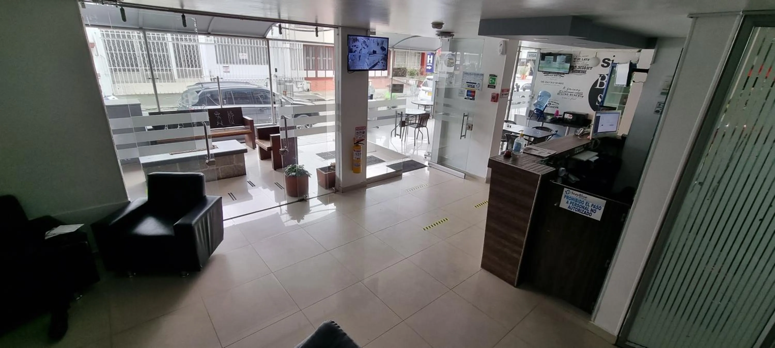 Lobby or reception in Stay Blue Hotel