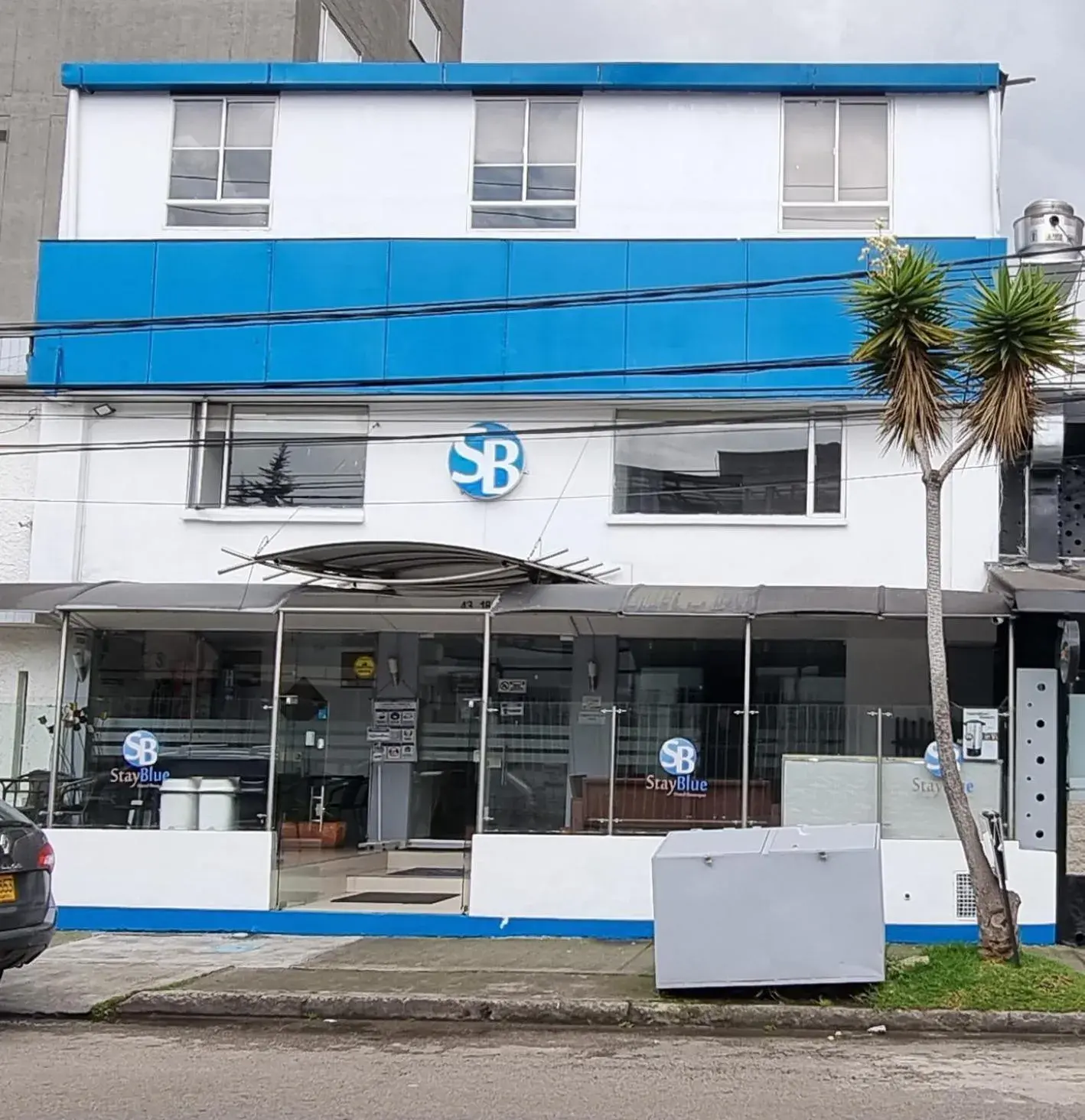 Property building in Stay Blue Hotel Property building in Stay Blue Hotel