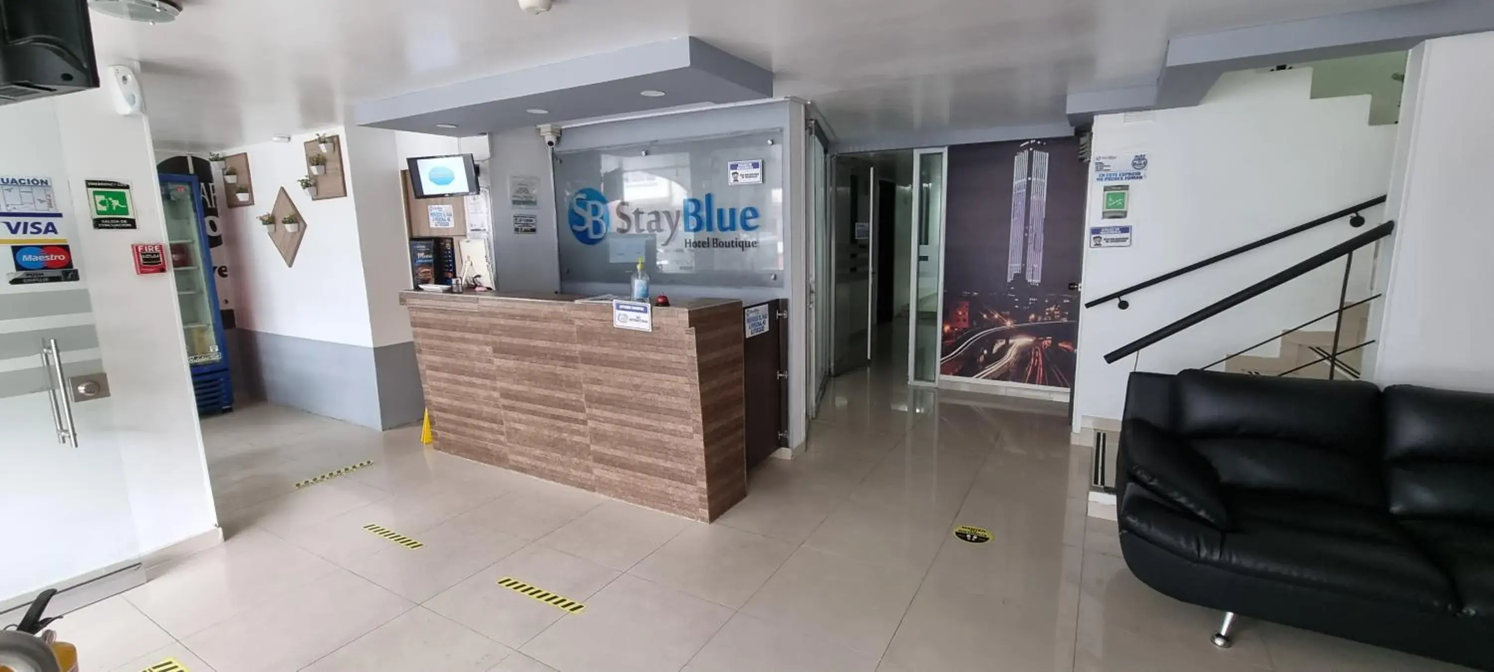 Lobby or reception in Stay Blue Hotel Lobby or reception in Stay Blue Hotel