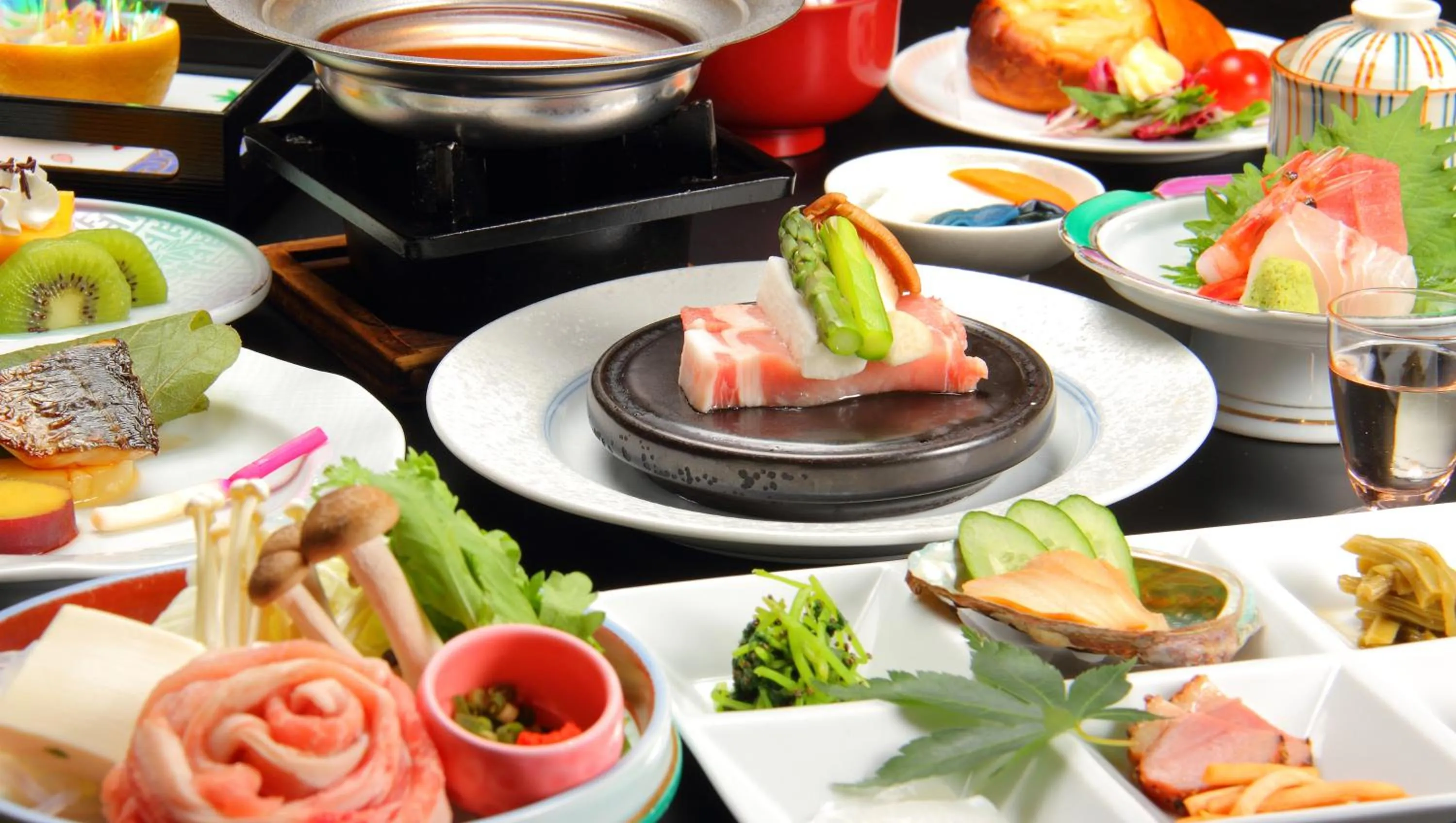 Food close-up in Hotel Hana Isawa