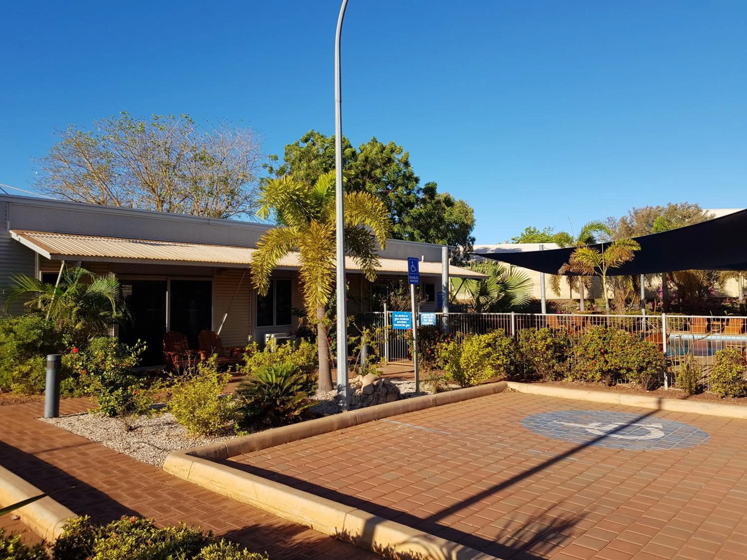 On site in Samson Beach Chalets