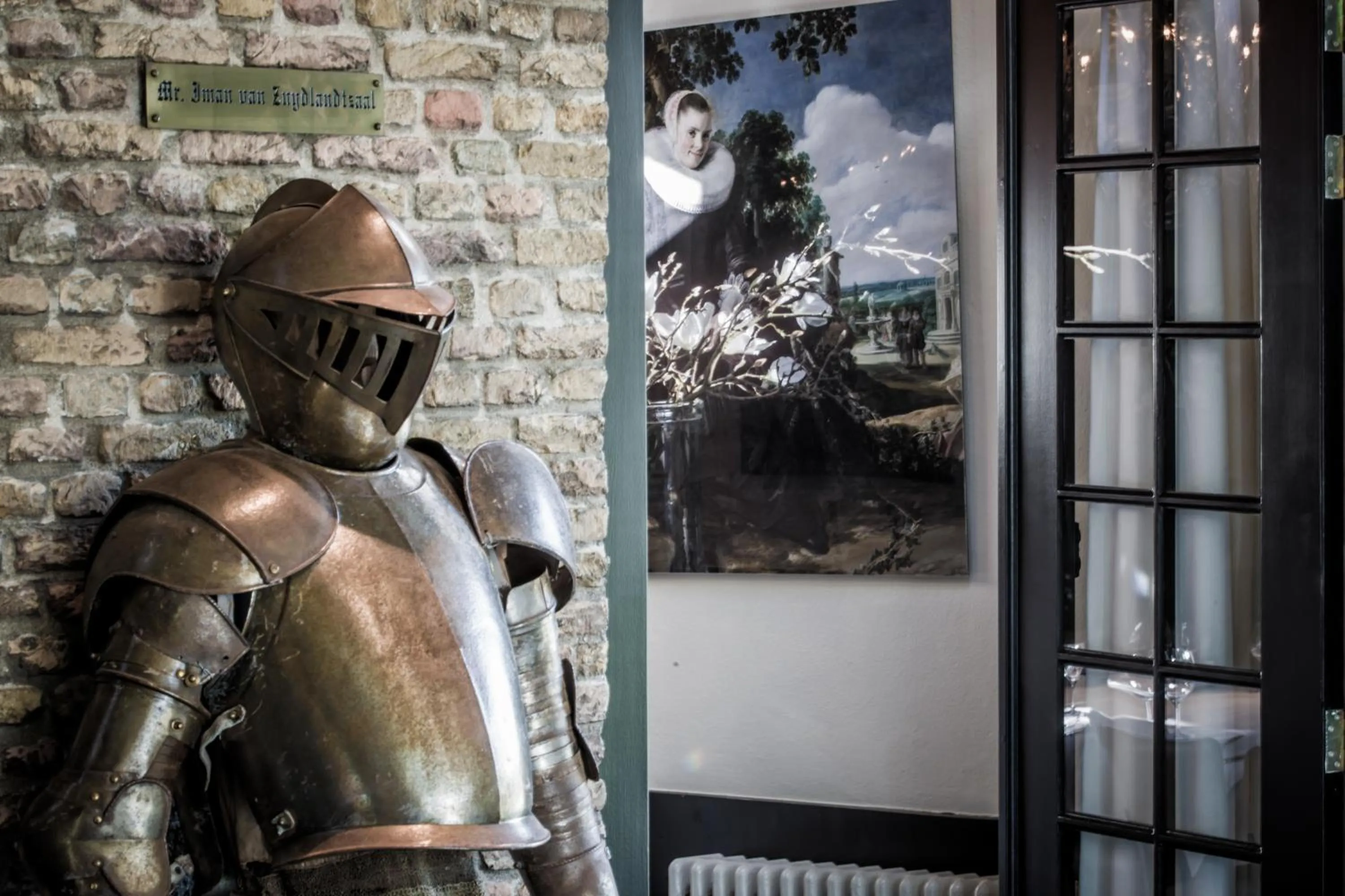 Decorative detail in Fletcher Landgoedhotel Renesse
