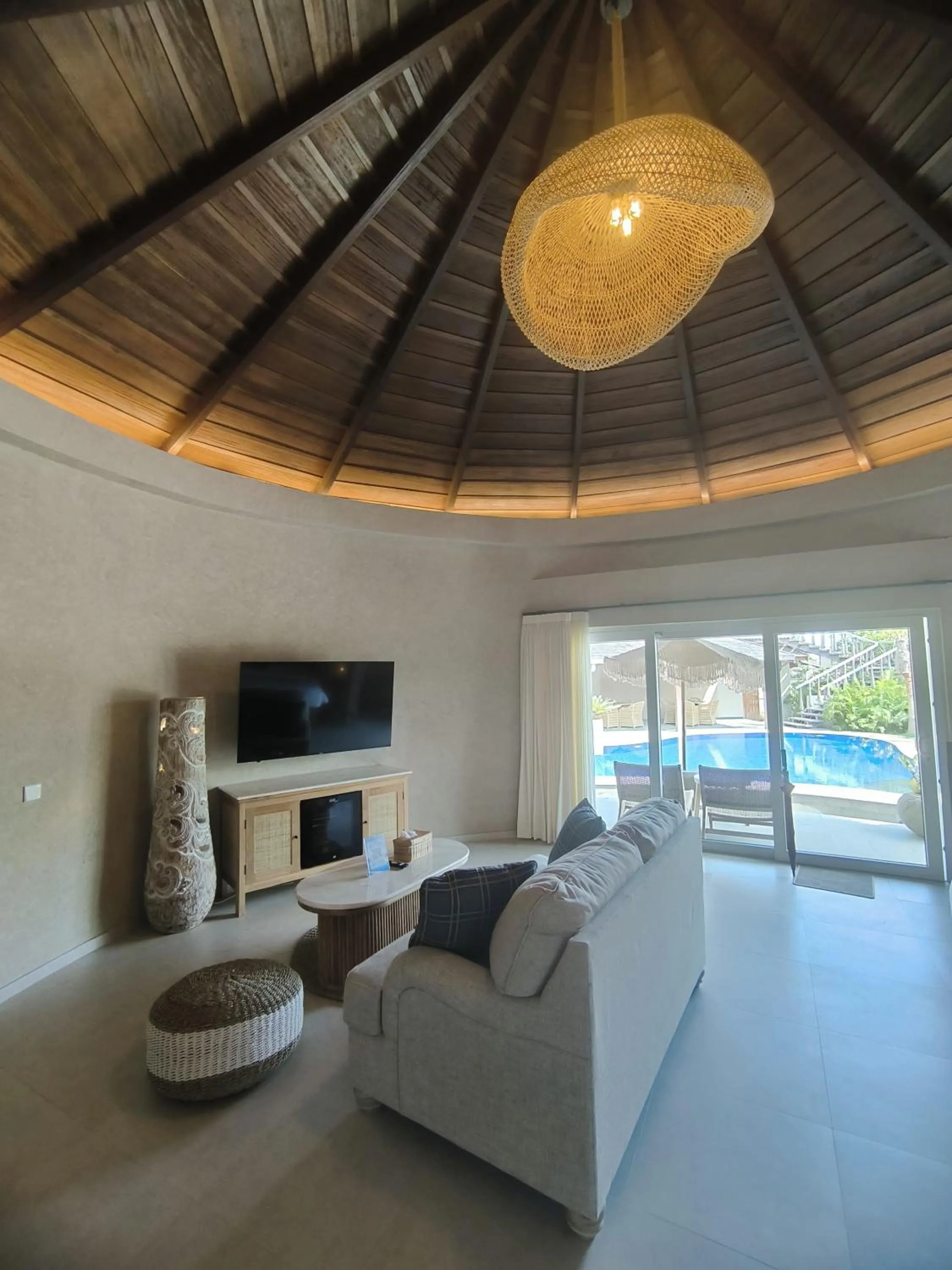 Communal lounge/ TV room in Villa Suerte