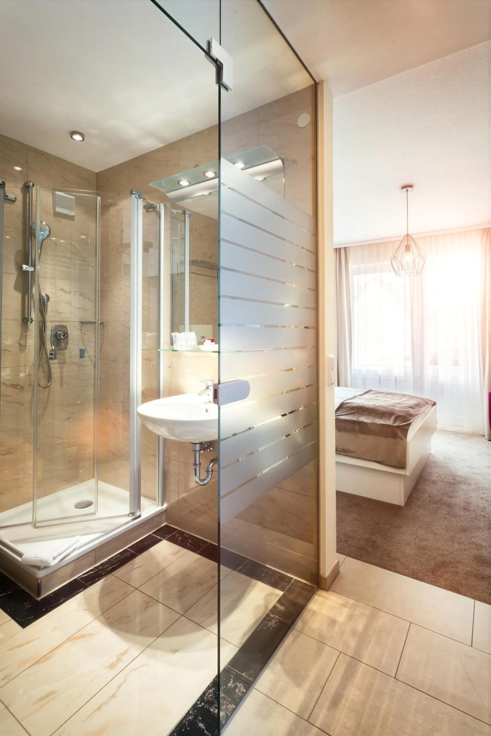 Bathroom in Hotel Traube Revital