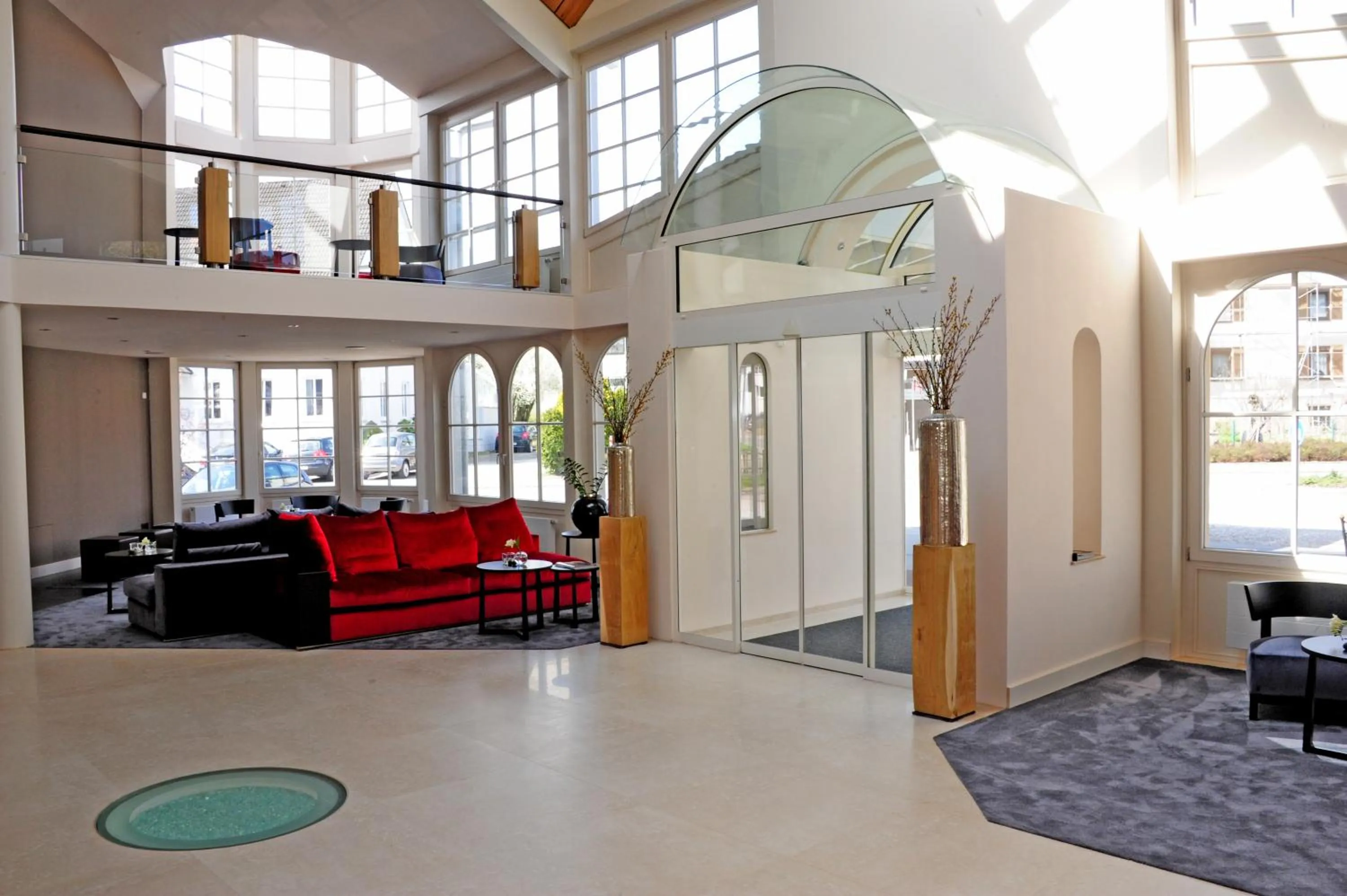 Lobby or reception in Hotel Traube Revital
