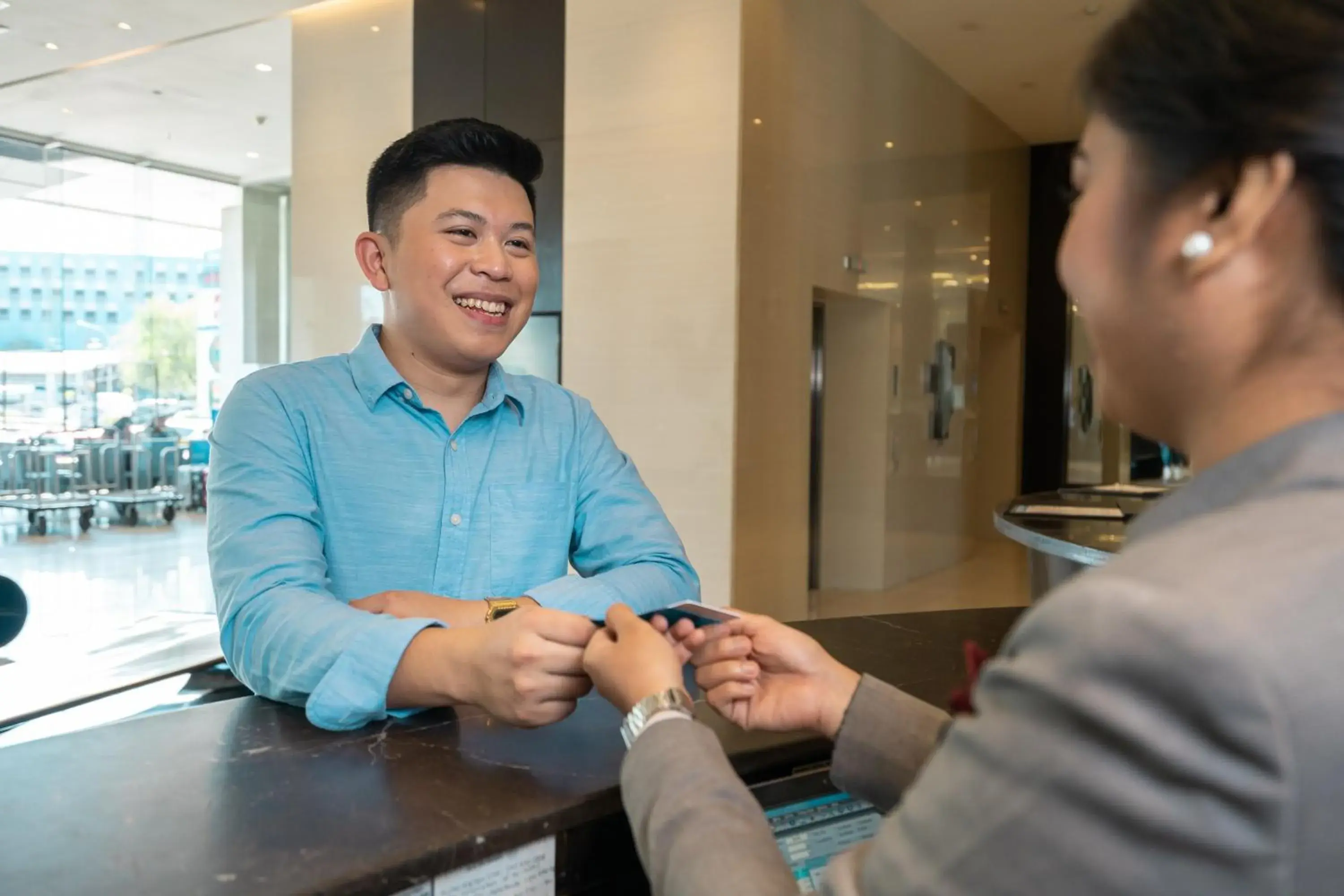 Lobby or reception in Bayfront Hotel Cebu North Reclamation Lobby or reception in Bayfront Hotel Cebu North Reclamation