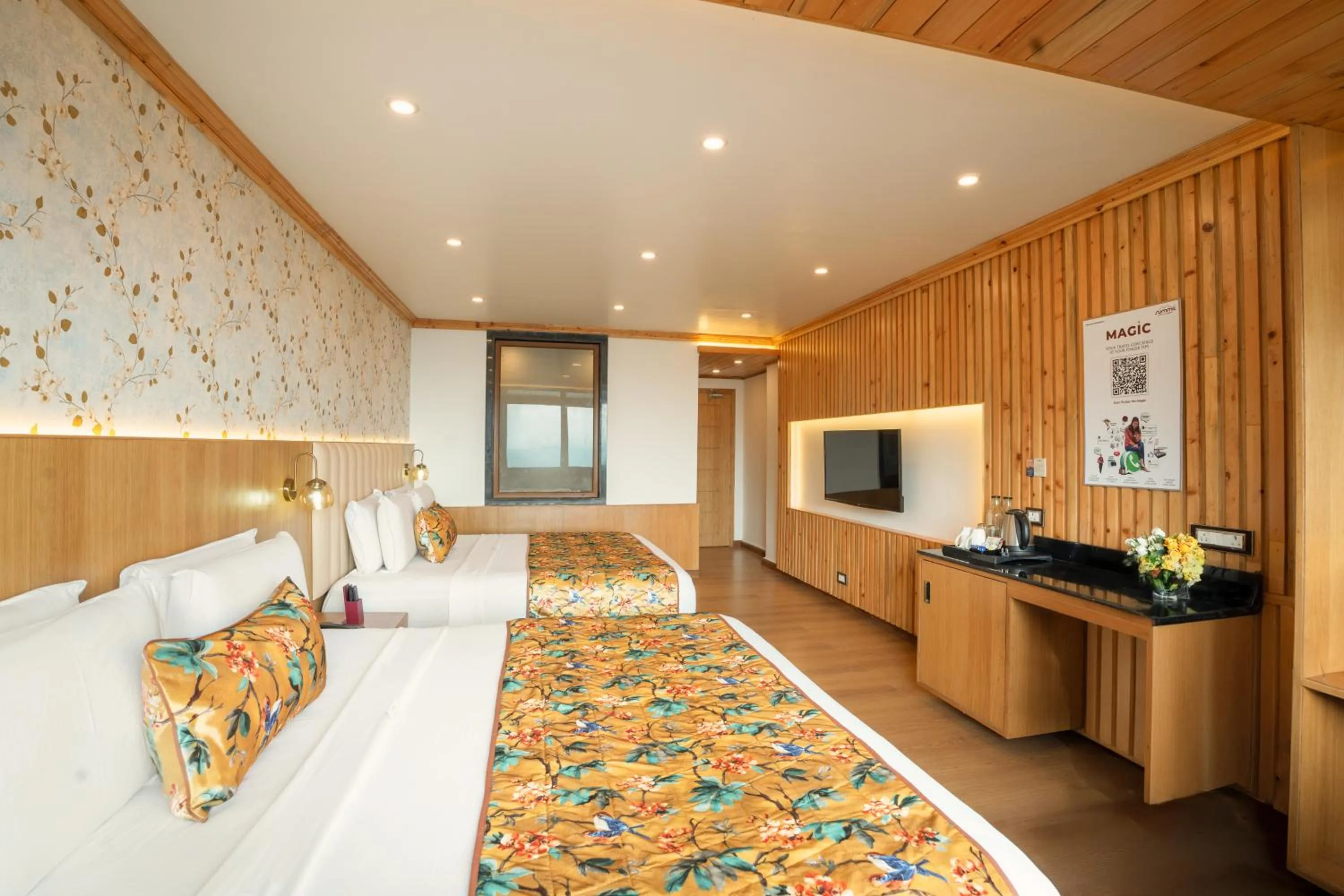 Bed in Summit Grand Resort & Spa