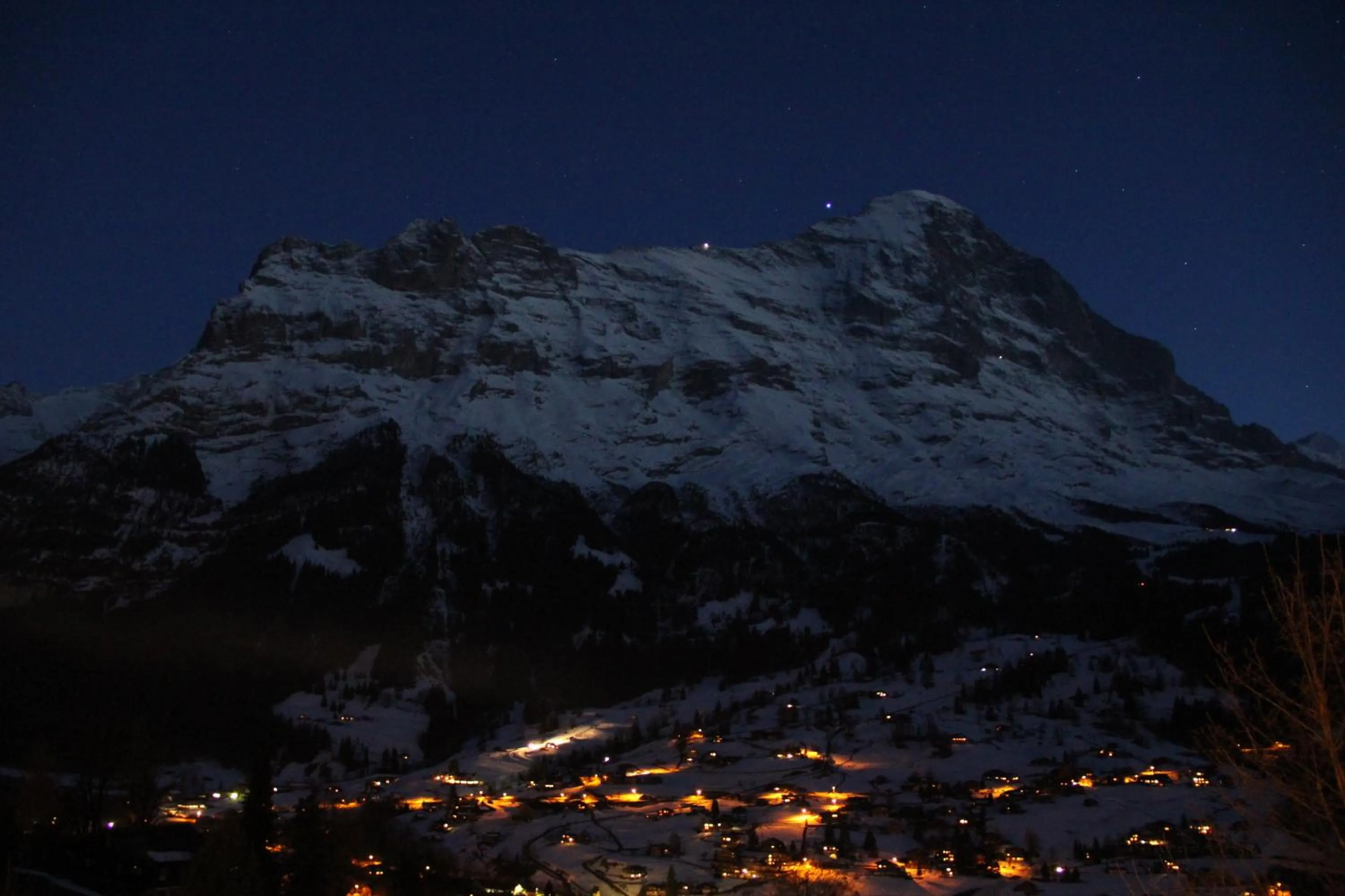 Mountain view in Hotel Eigerblick