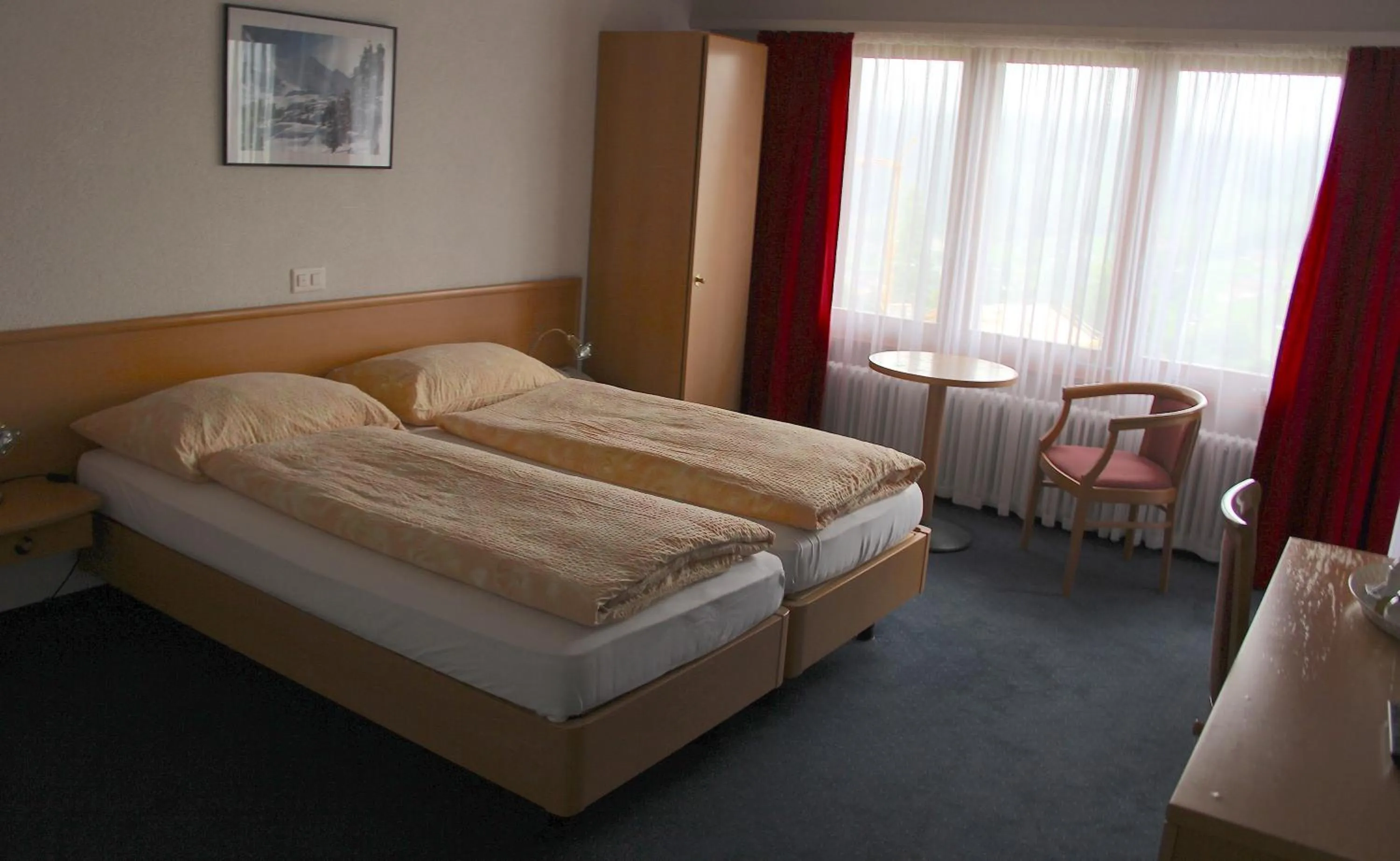 Bedroom, Bed in Hotel Eigerblick