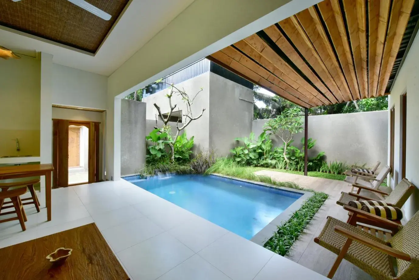 Pool view in Mahayoga Ubud Private Pool Villa Spa And Resto Pool view in Mahayoga Ubud Private Pool Villa Spa And Resto