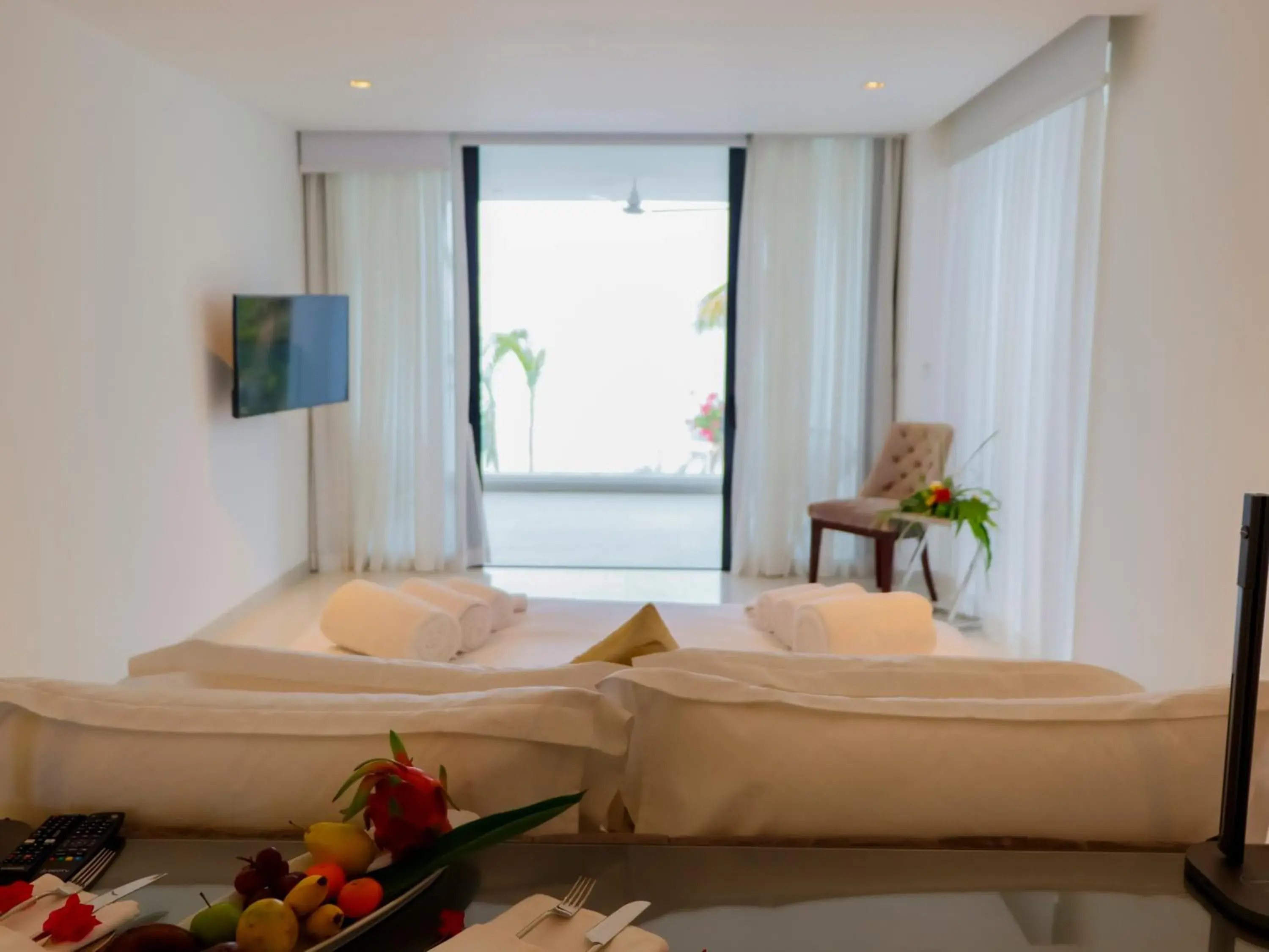 View (from property/room), Bed in Agandau House View (from property/room), Bed in Agandau House