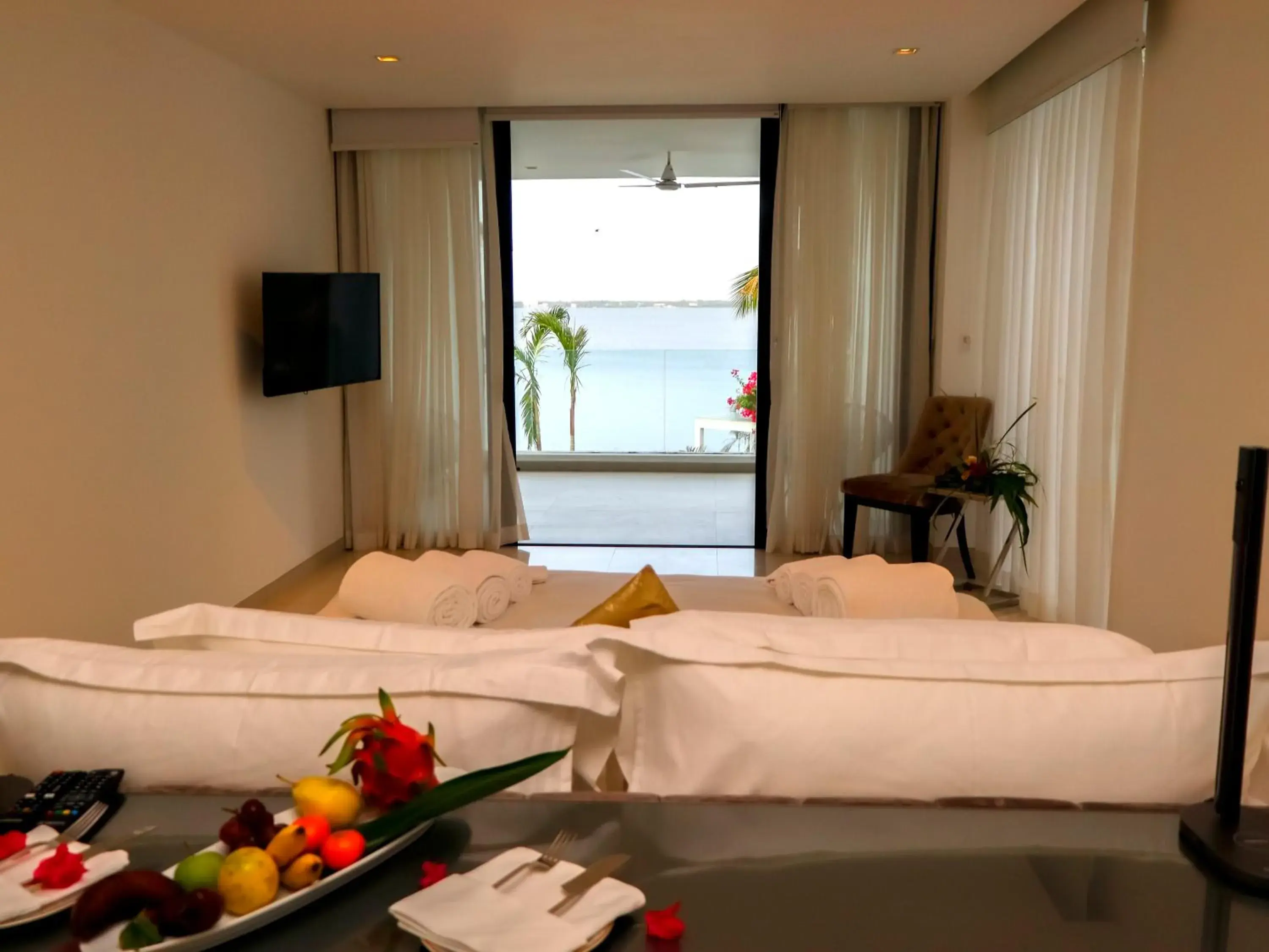 Balcony/Terrace, Bed in Agandau House Balcony/Terrace, Bed in Agandau House