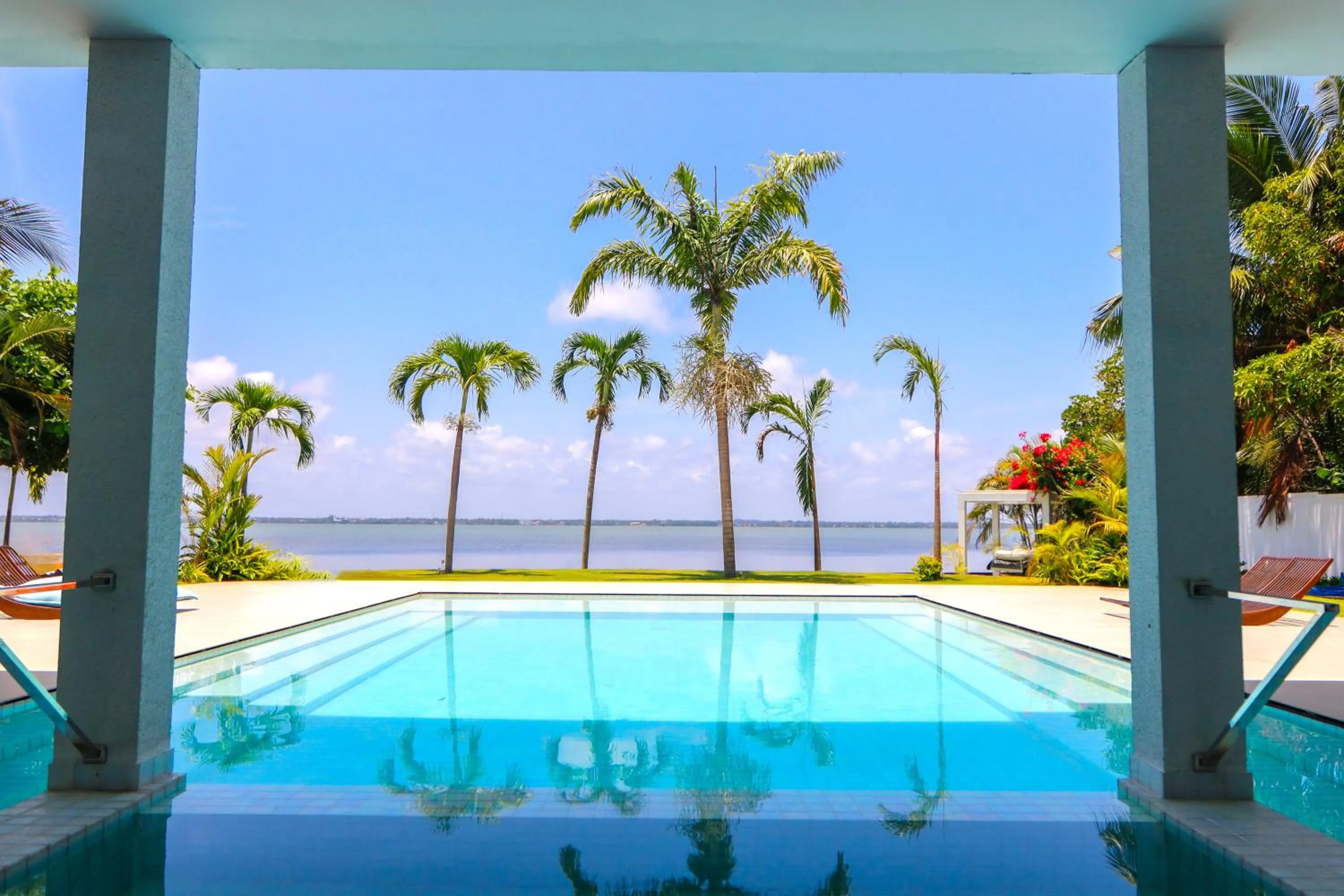 Natural landscape in Agandau House