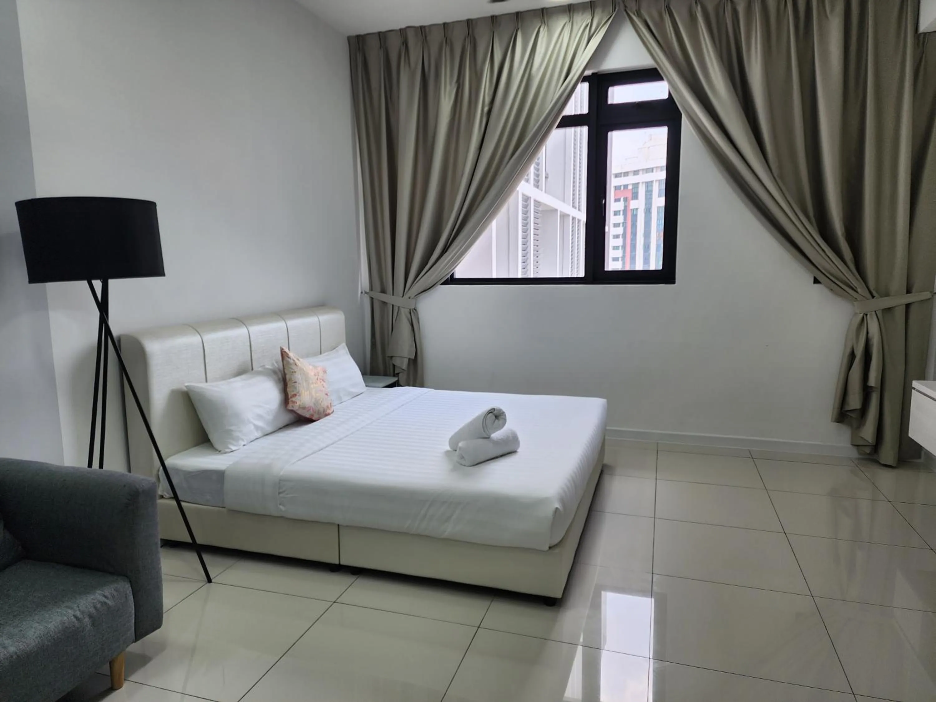 Bed in Chambers Suites KLCC Serviced Apartment