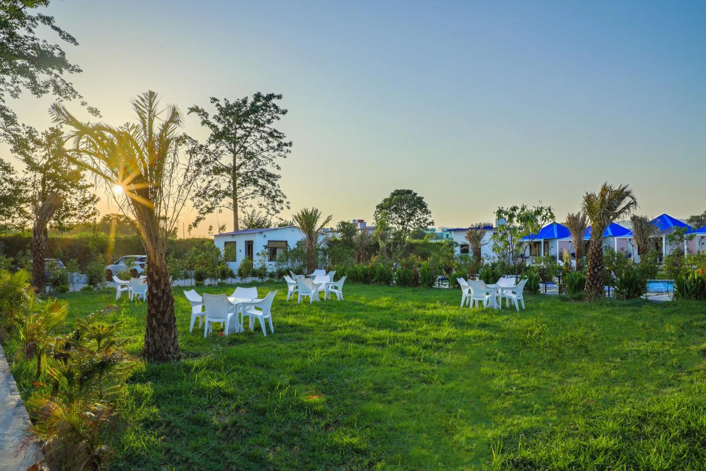 Garden in Wild Planet Corbett Hotel and Resort