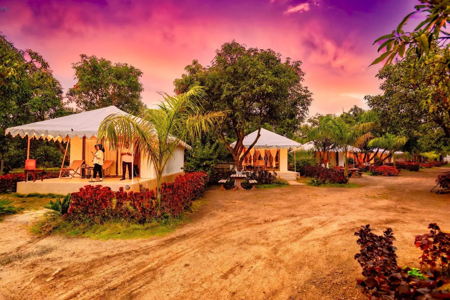 Garden view in Amber Resort