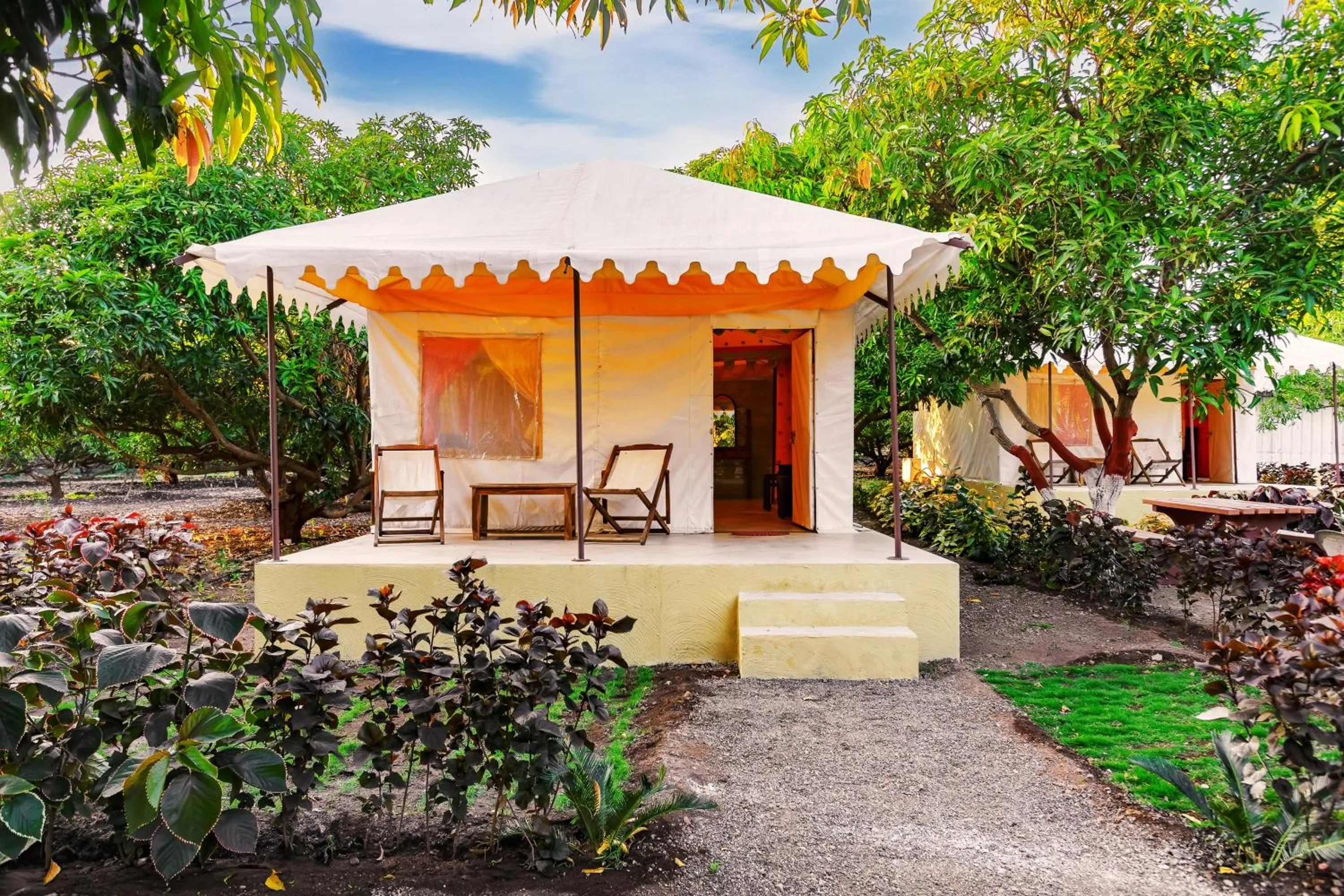 Patio in Amber Resort