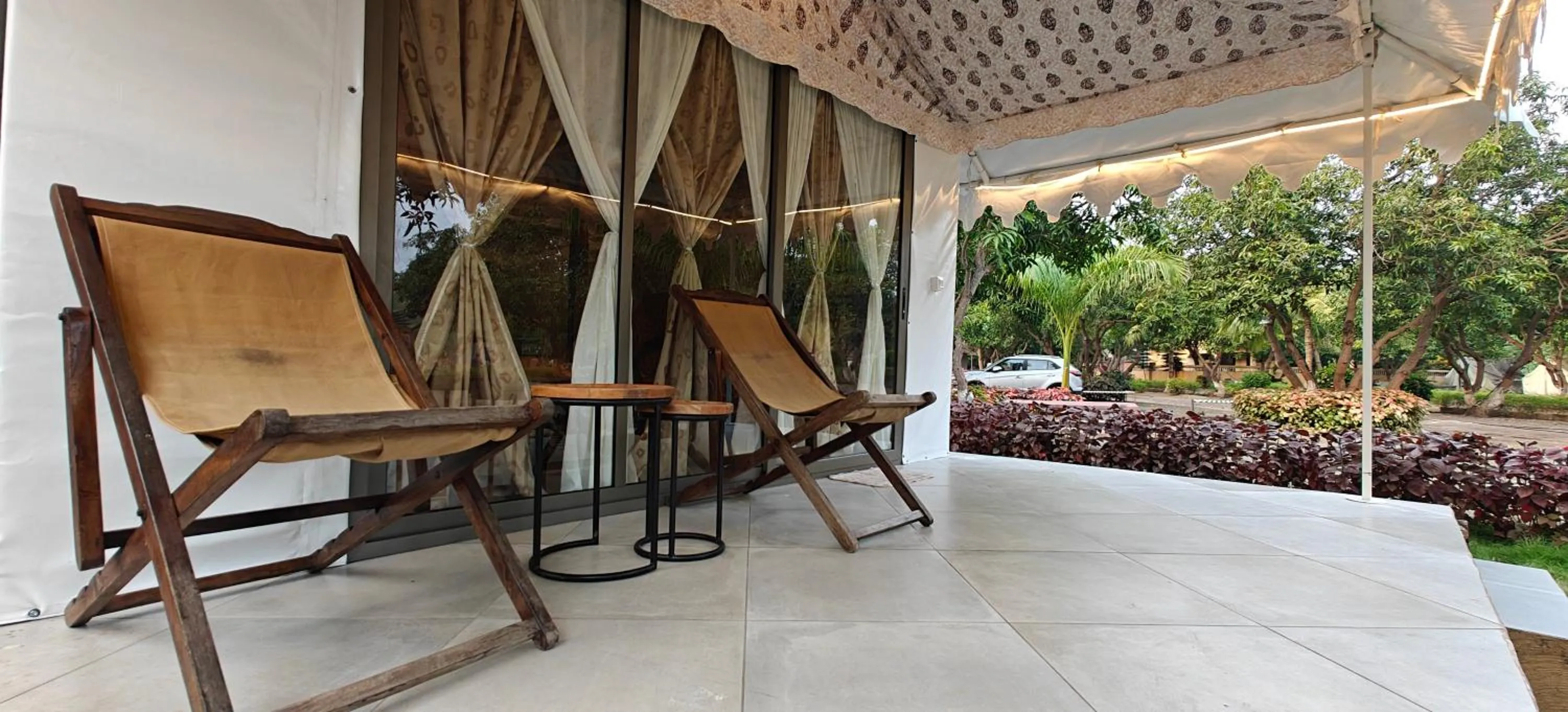 Seating area in Amber Resort