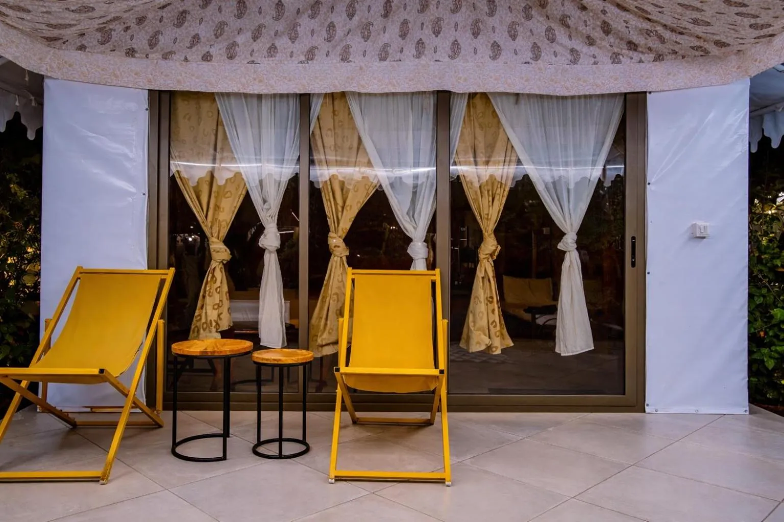 Seating area in Amber Resort