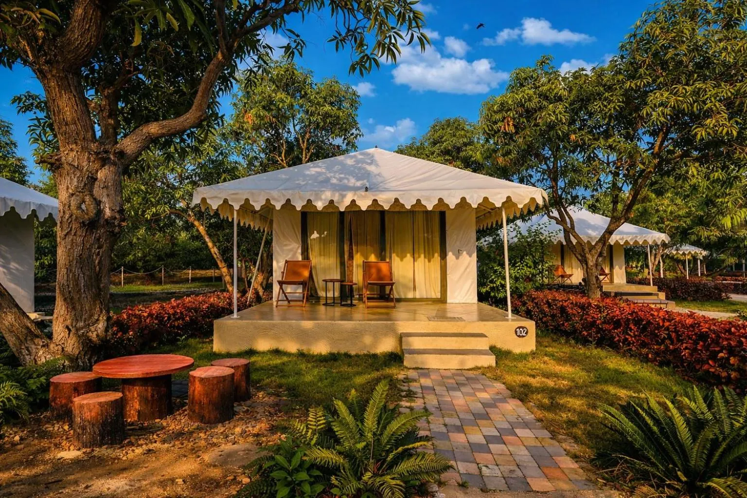 Garden in Amber Resort