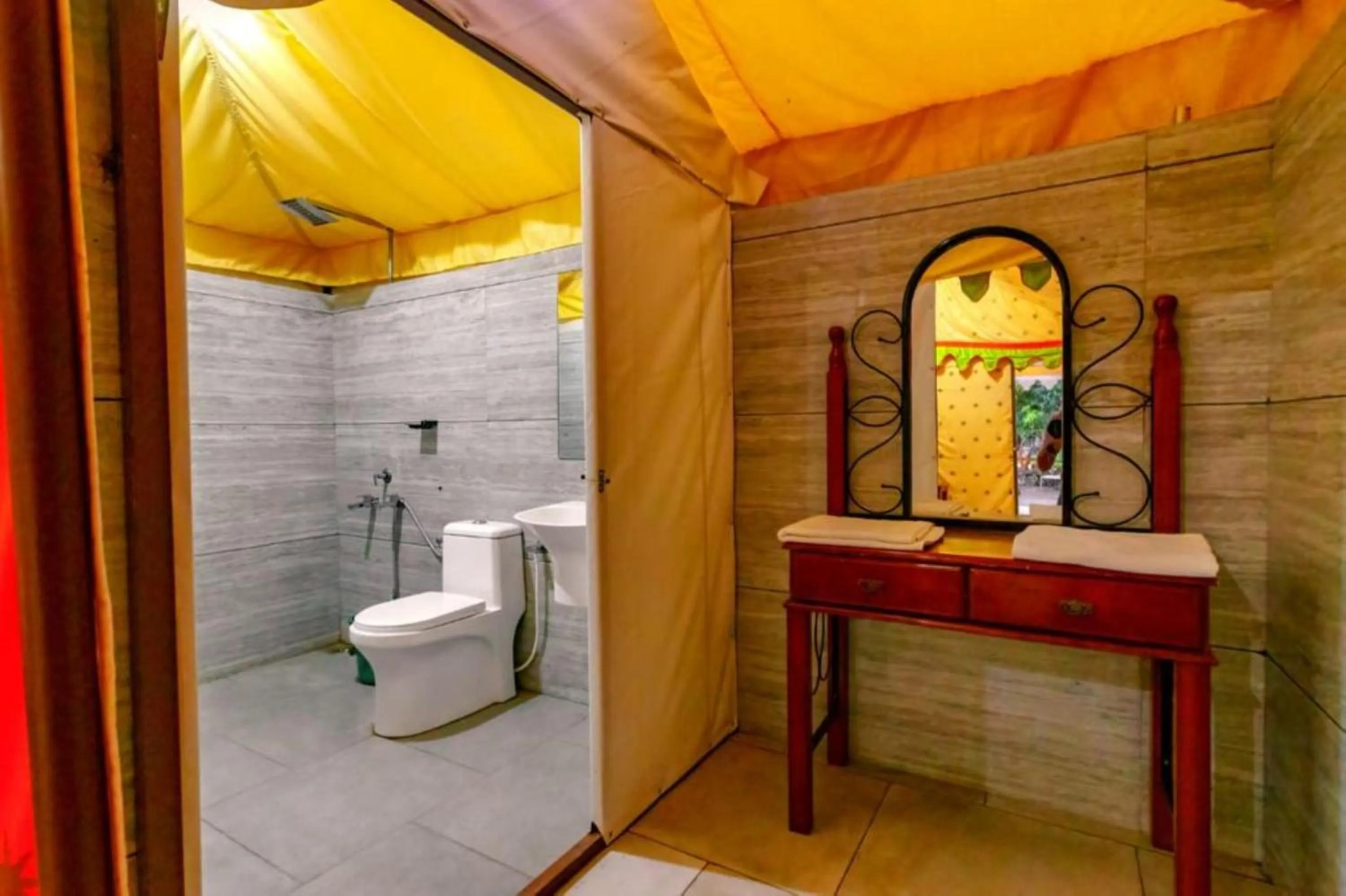 Toilet in Amber Resort