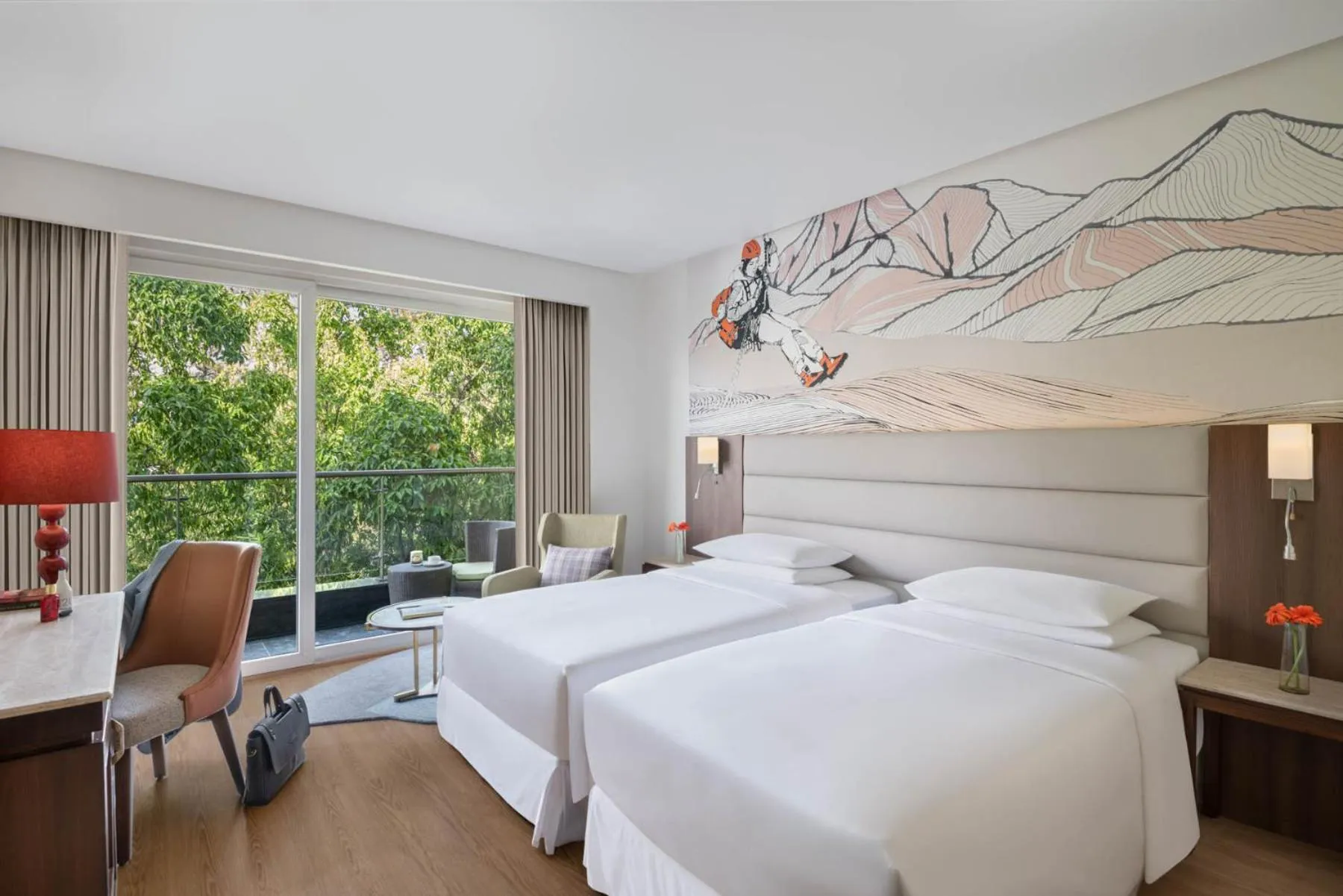 Bedroom, Bed in Hyatt Centric Rajpur Road Dehradun