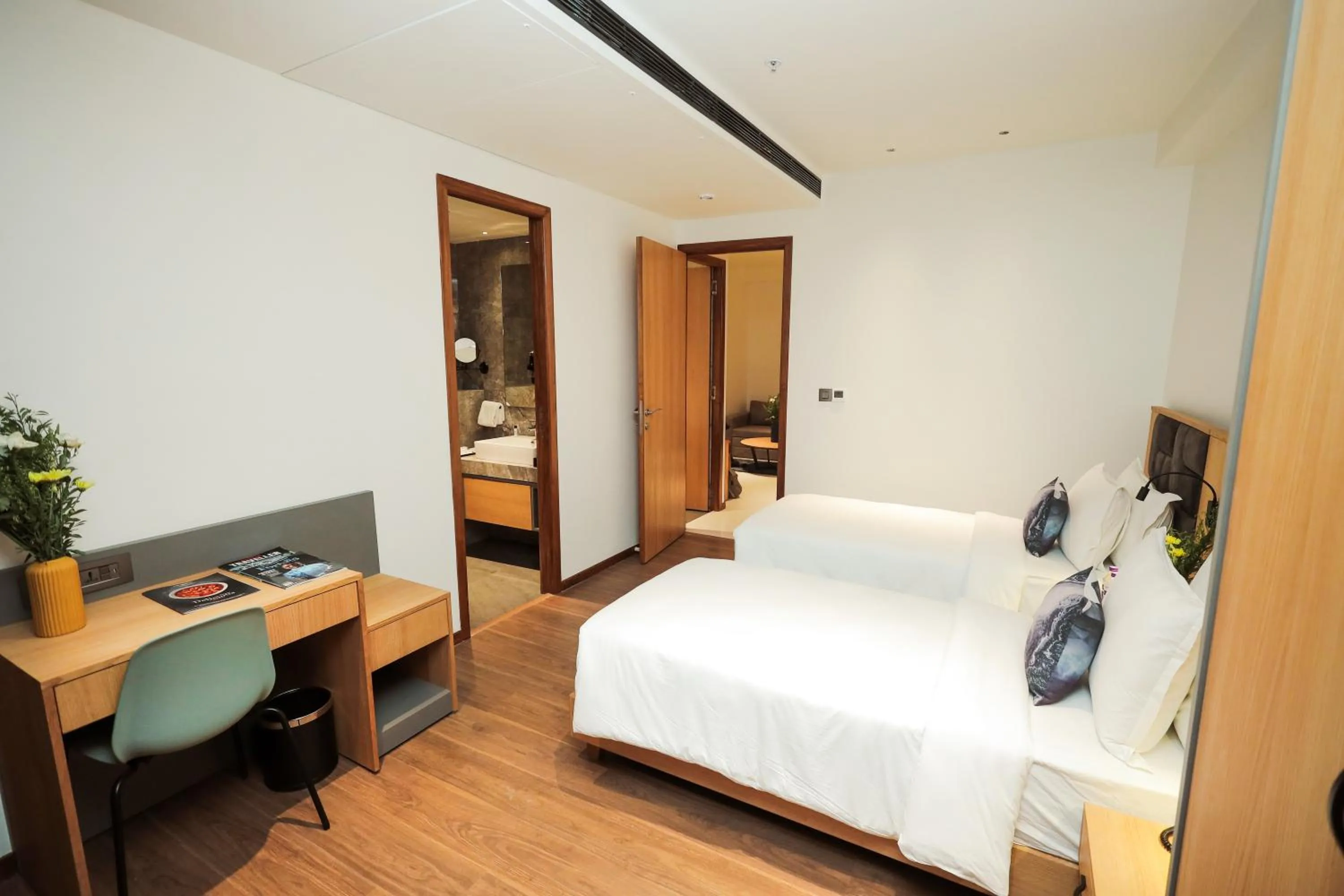 Bedroom, Bed in Regenta - The World Surat