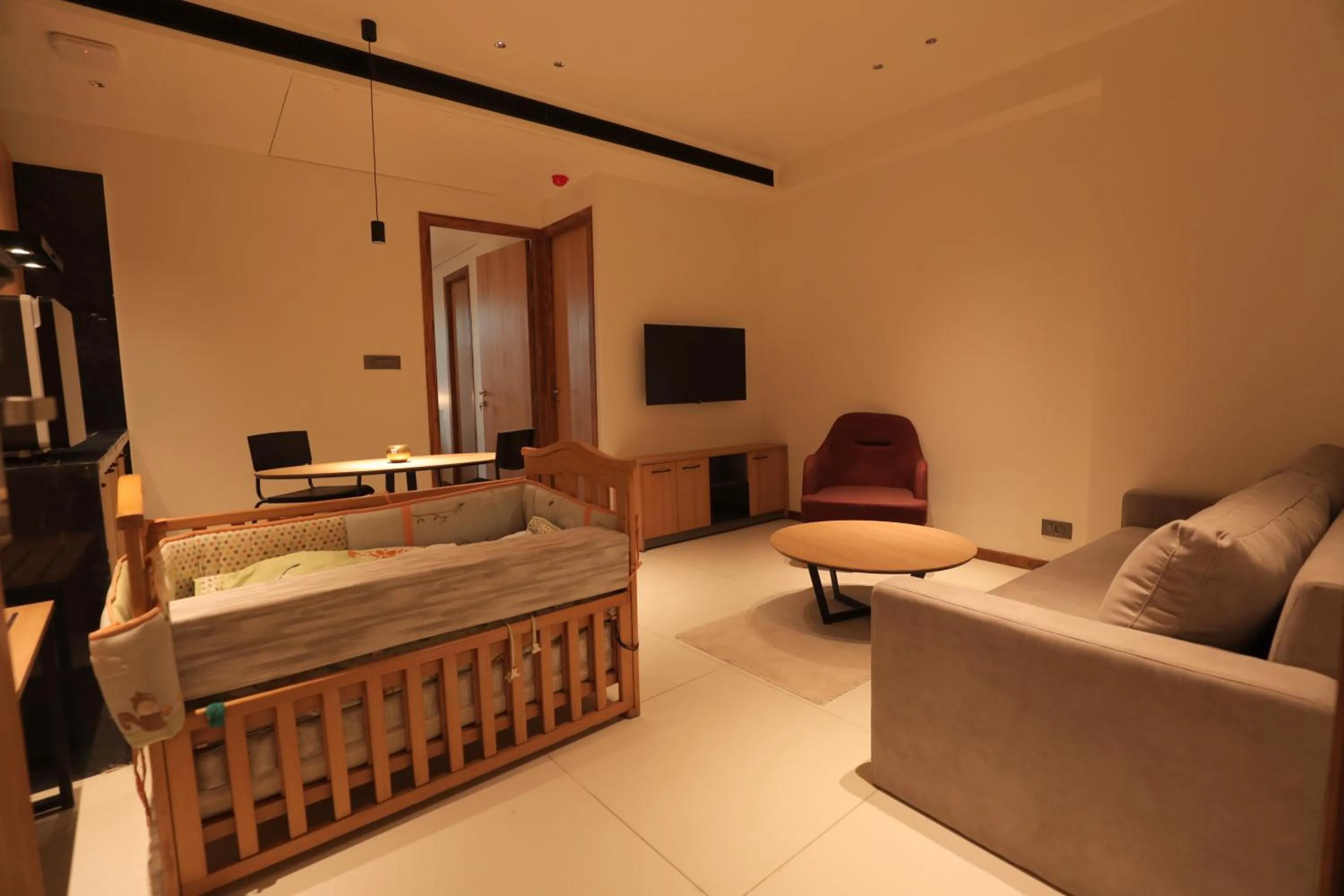 Living room, Bed in Regenta - The World Surat