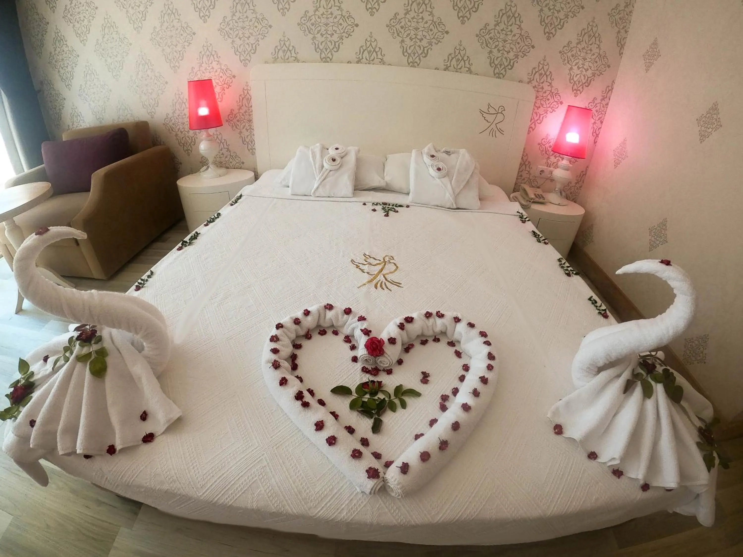 Bed in Raymar Resort & Aqua Ultra All Inclusive