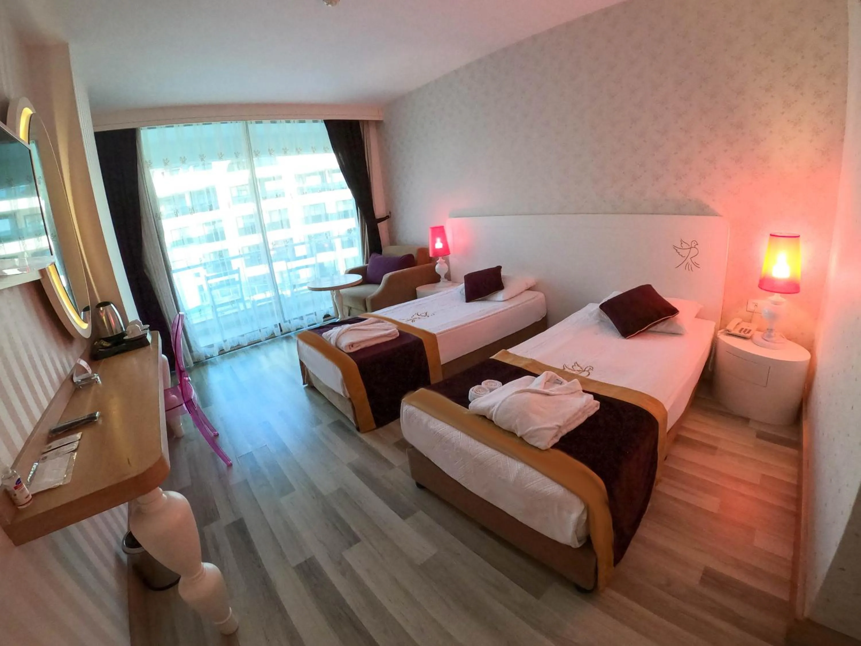 Bed in Raymar Resort & Aqua Ultra All Inclusive