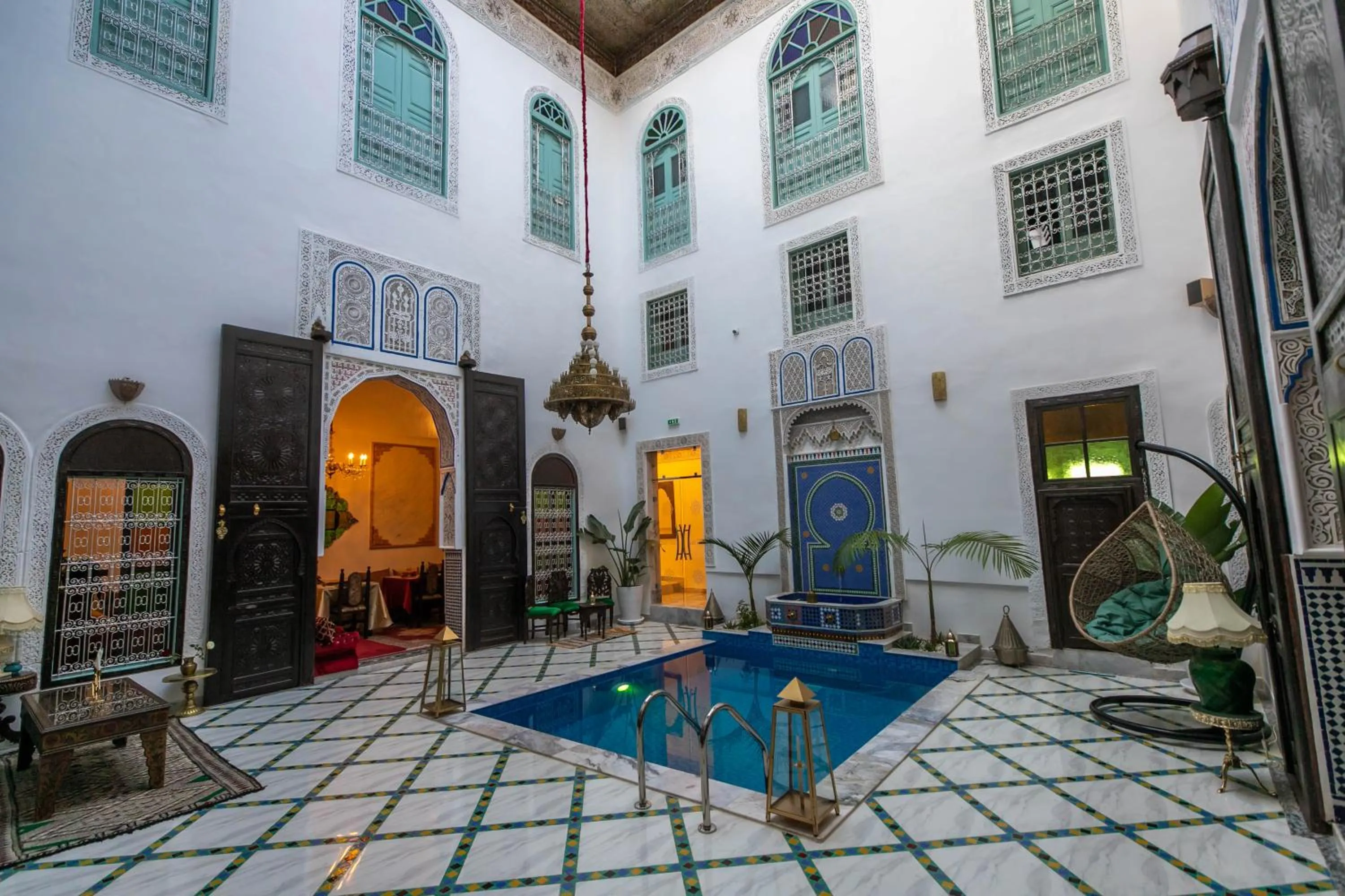 Patio in Palais Chahd Luxury