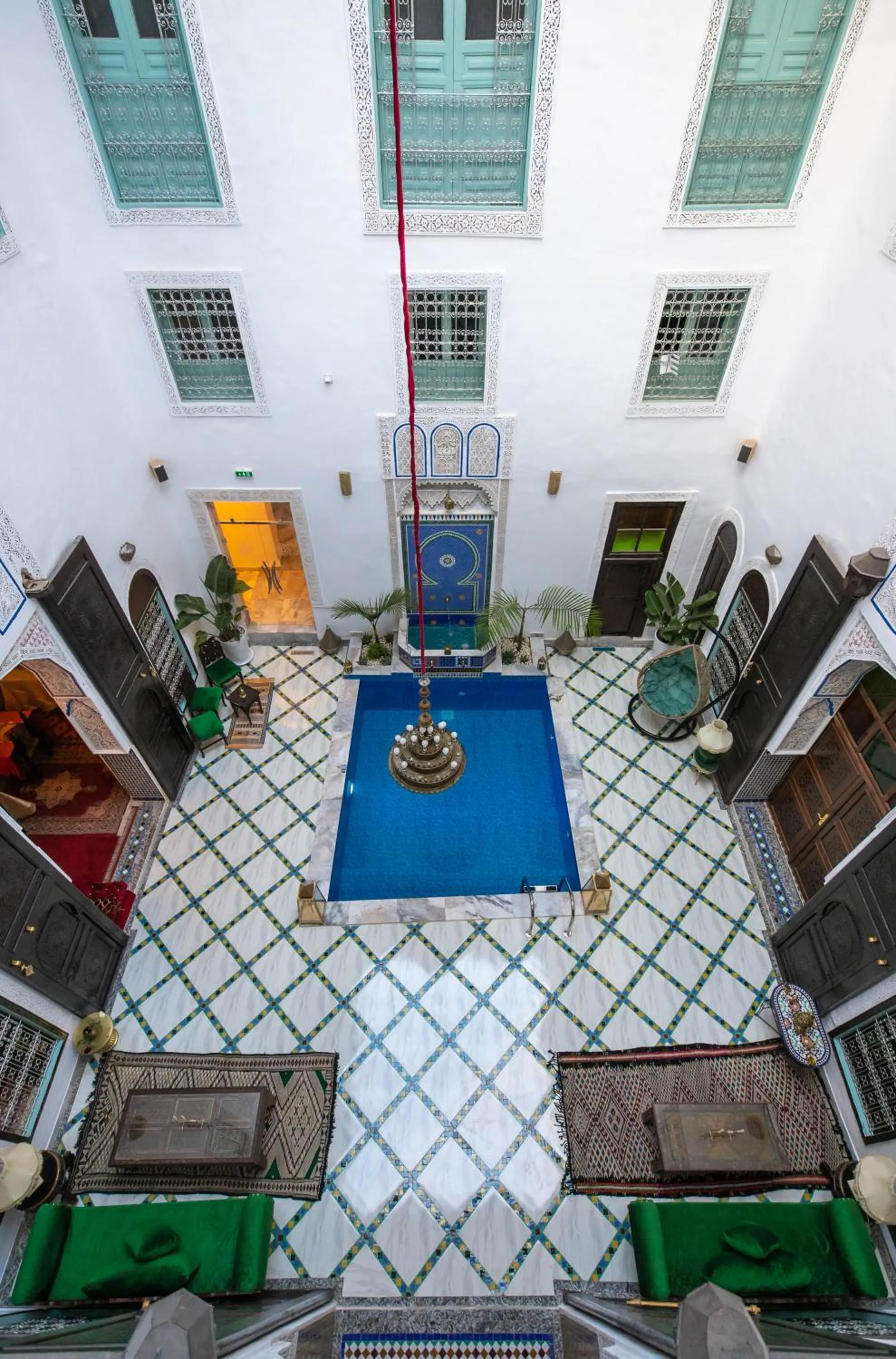 Seating area in Palais Chahd Luxury