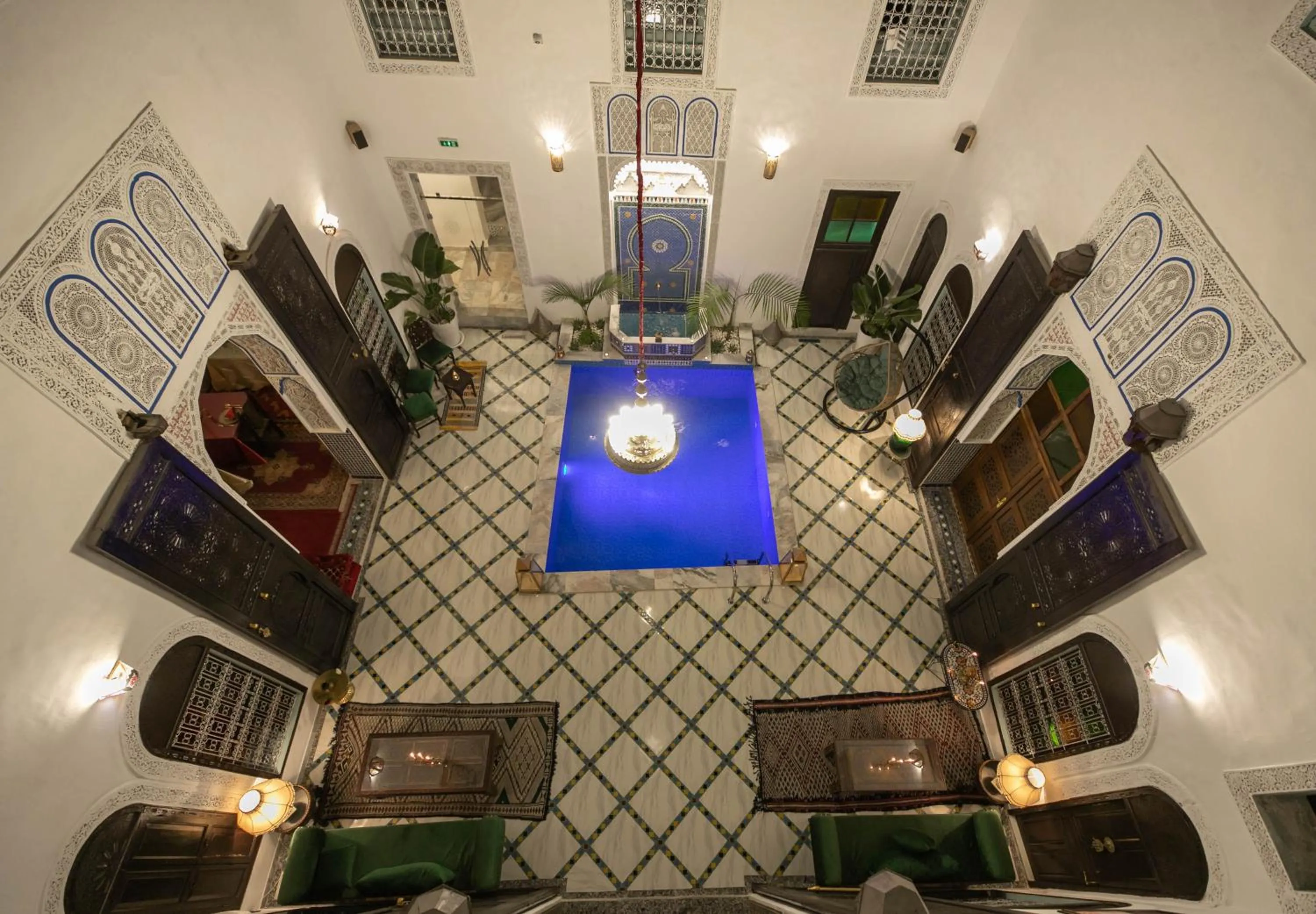 Seating area in Palais Chahd Luxury