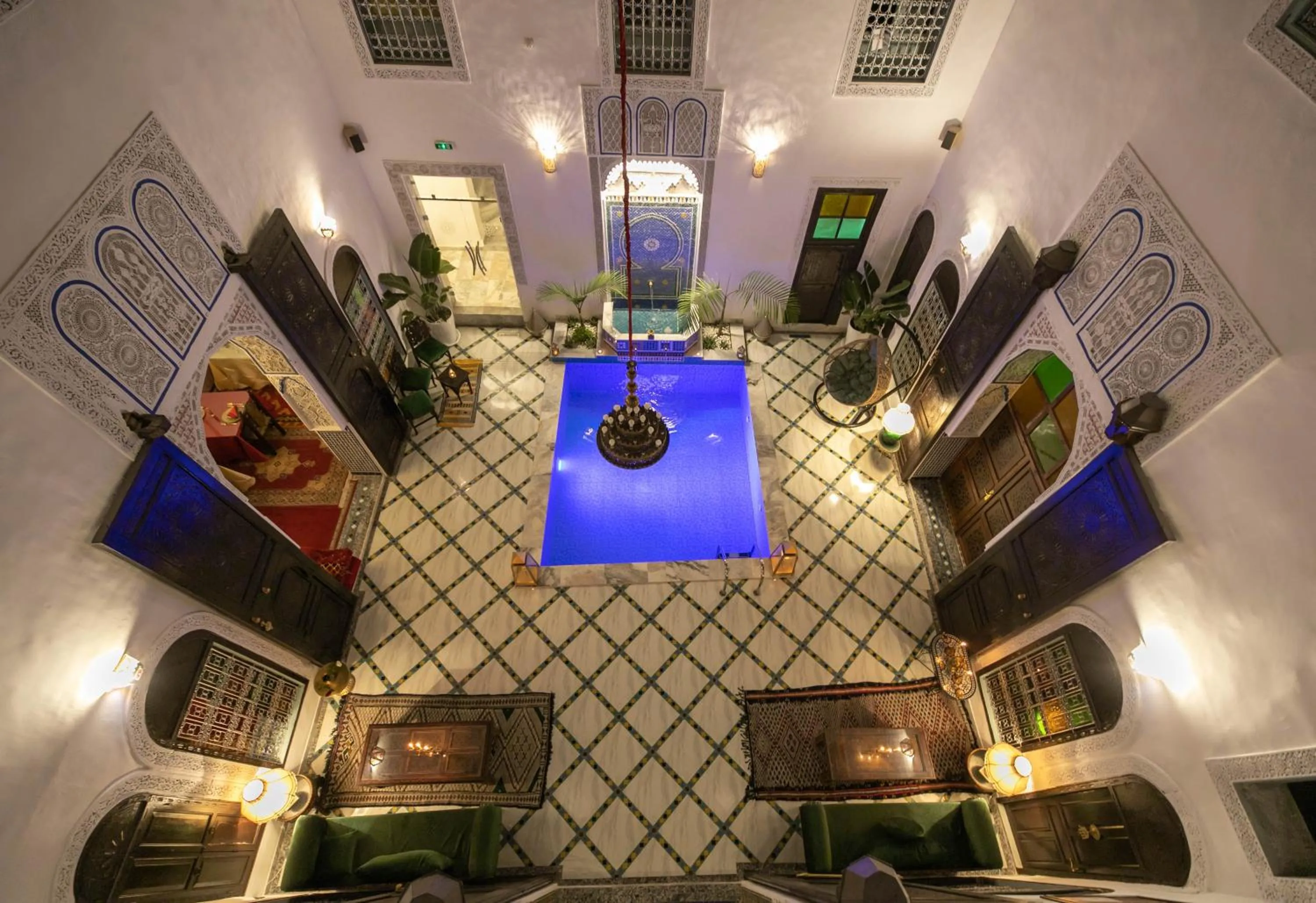 Swimming pool in Palais Chahd Luxury