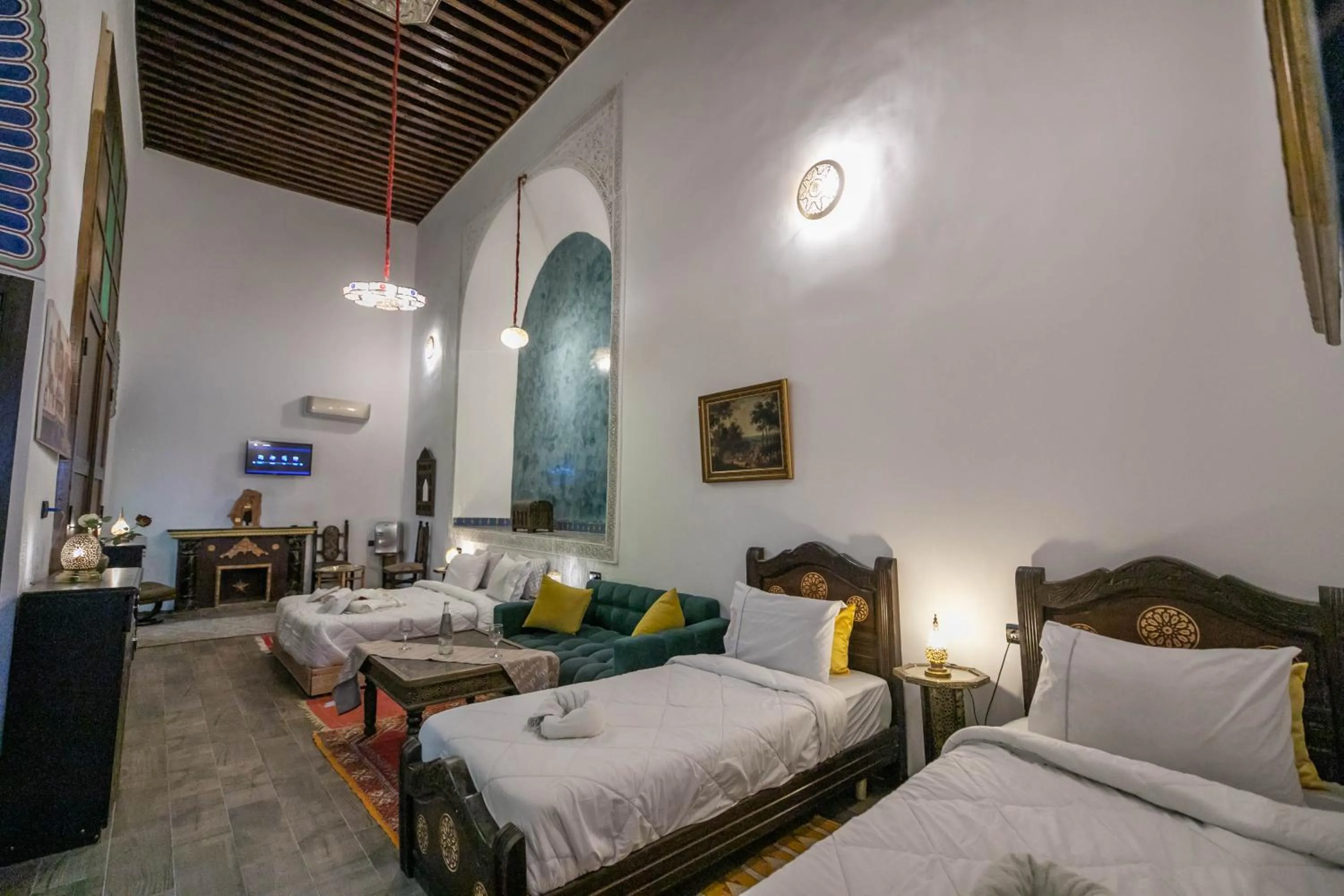 Bed in Palais Chahd Luxury