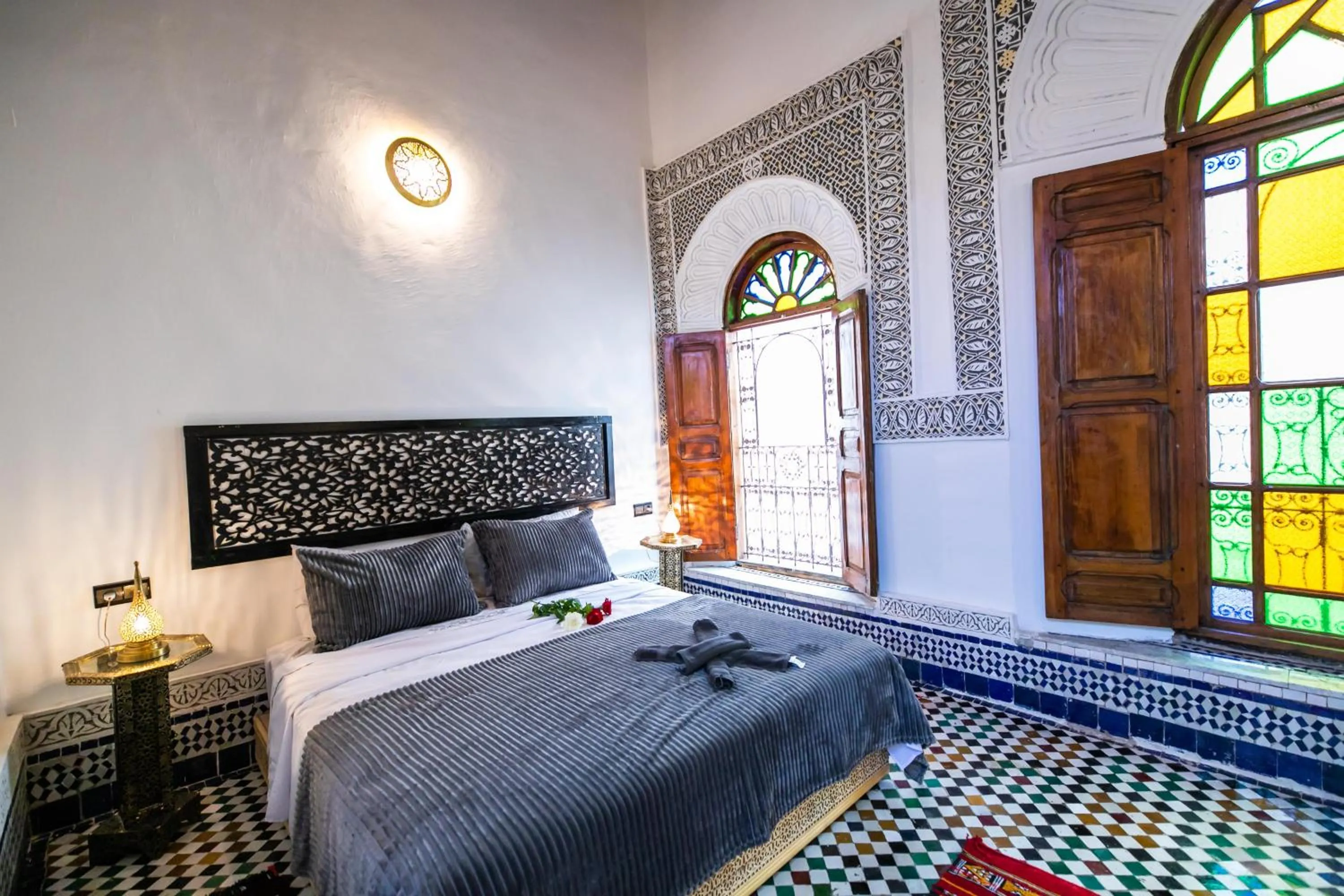 Bed in Palais Chahd Luxury