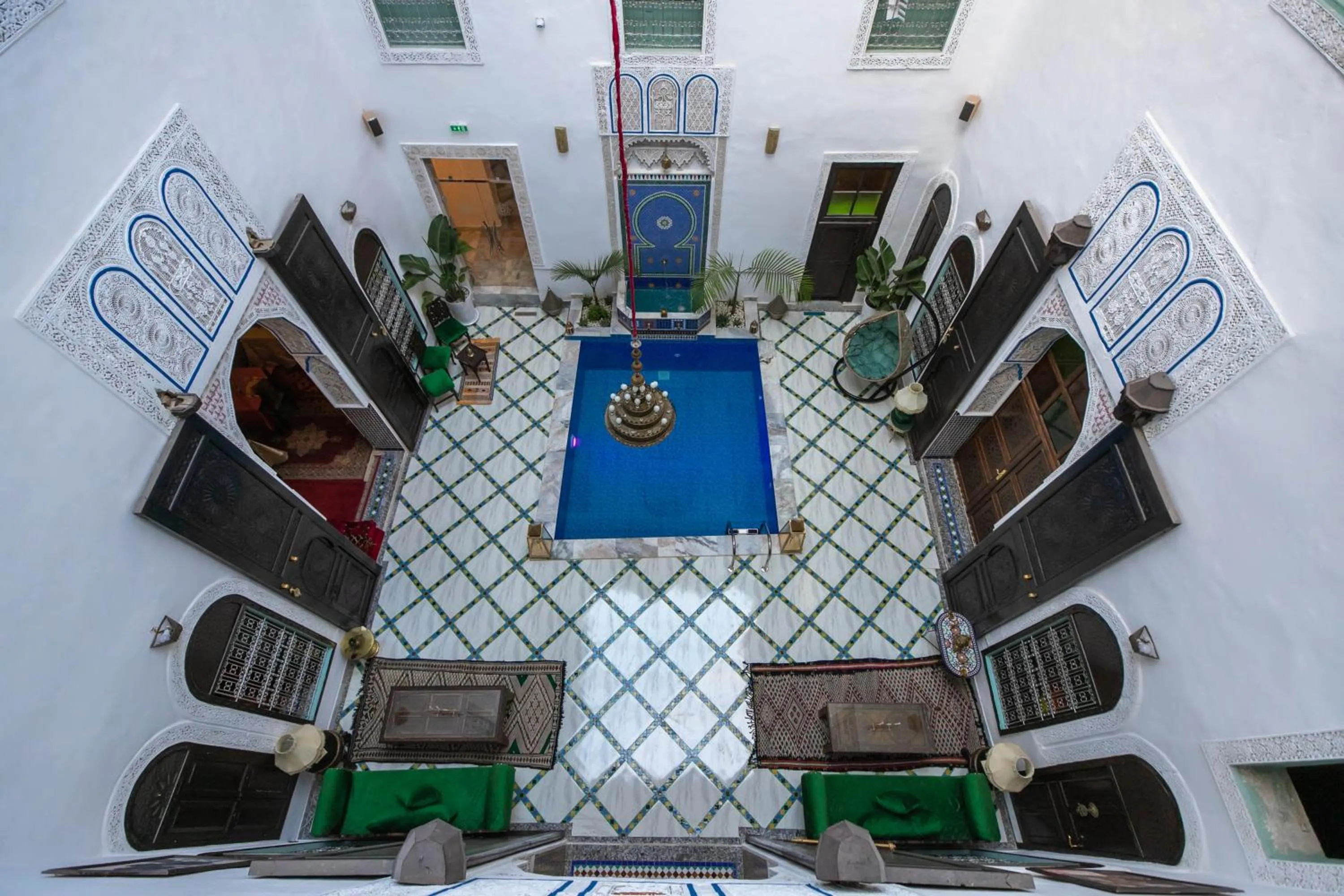 Patio in Palais Chahd Luxury