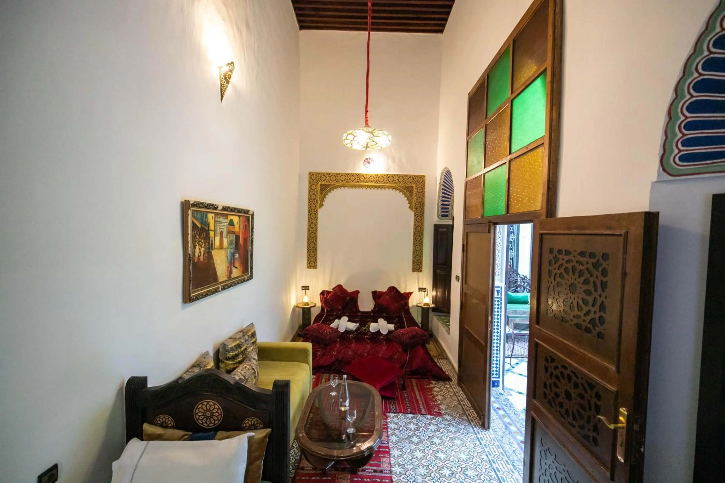 Bed in Palais Chahd Luxury