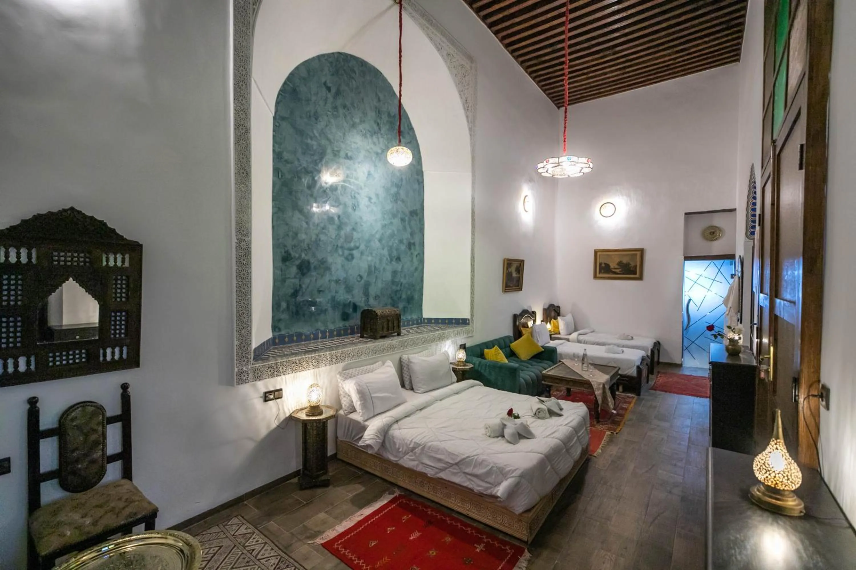 Bed in Palais Chahd Luxury