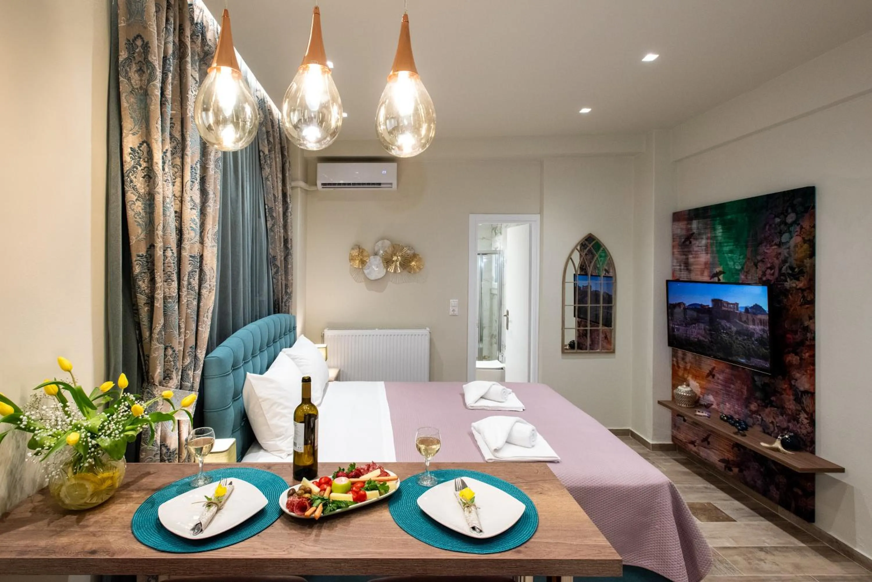 Blue Ark Romantic Studio Under Acropolis