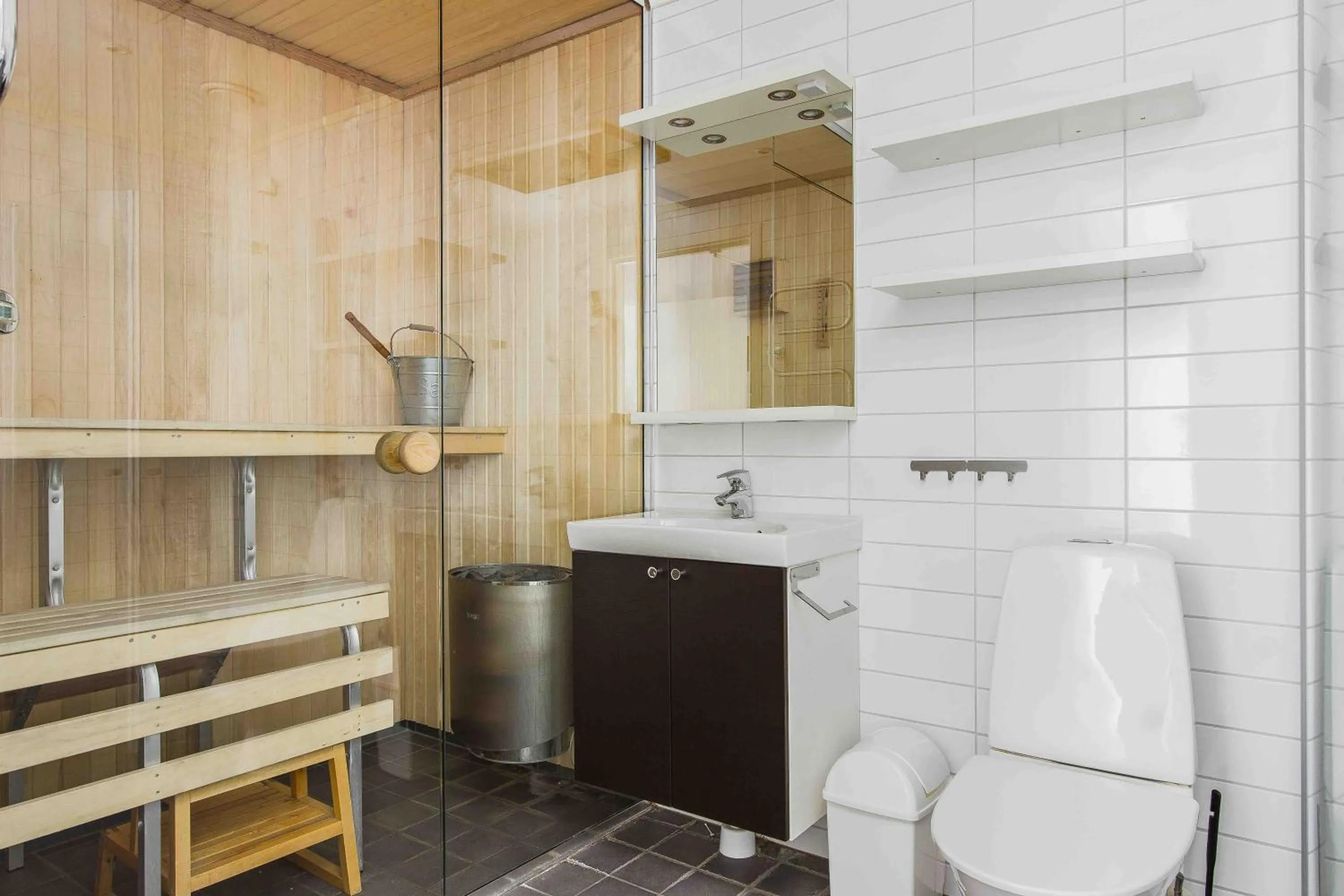 Shower in Funäs Ski Lodge