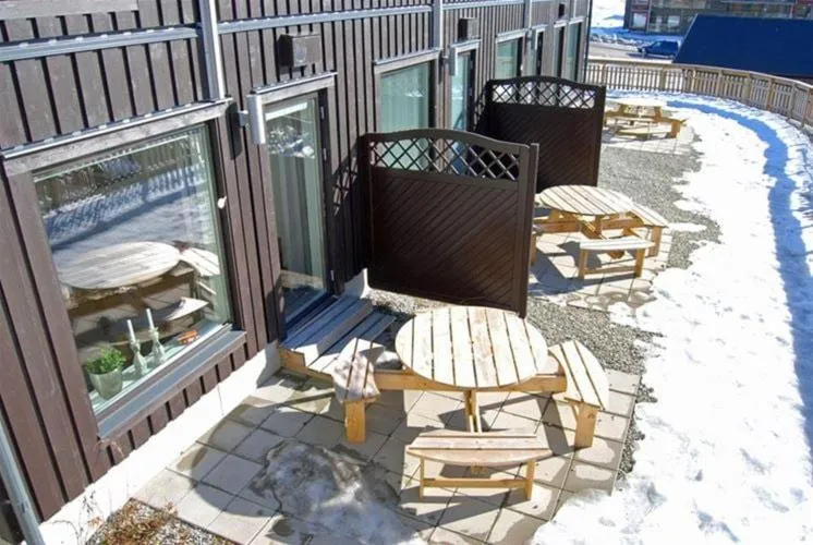 Patio in Funäs Ski Lodge