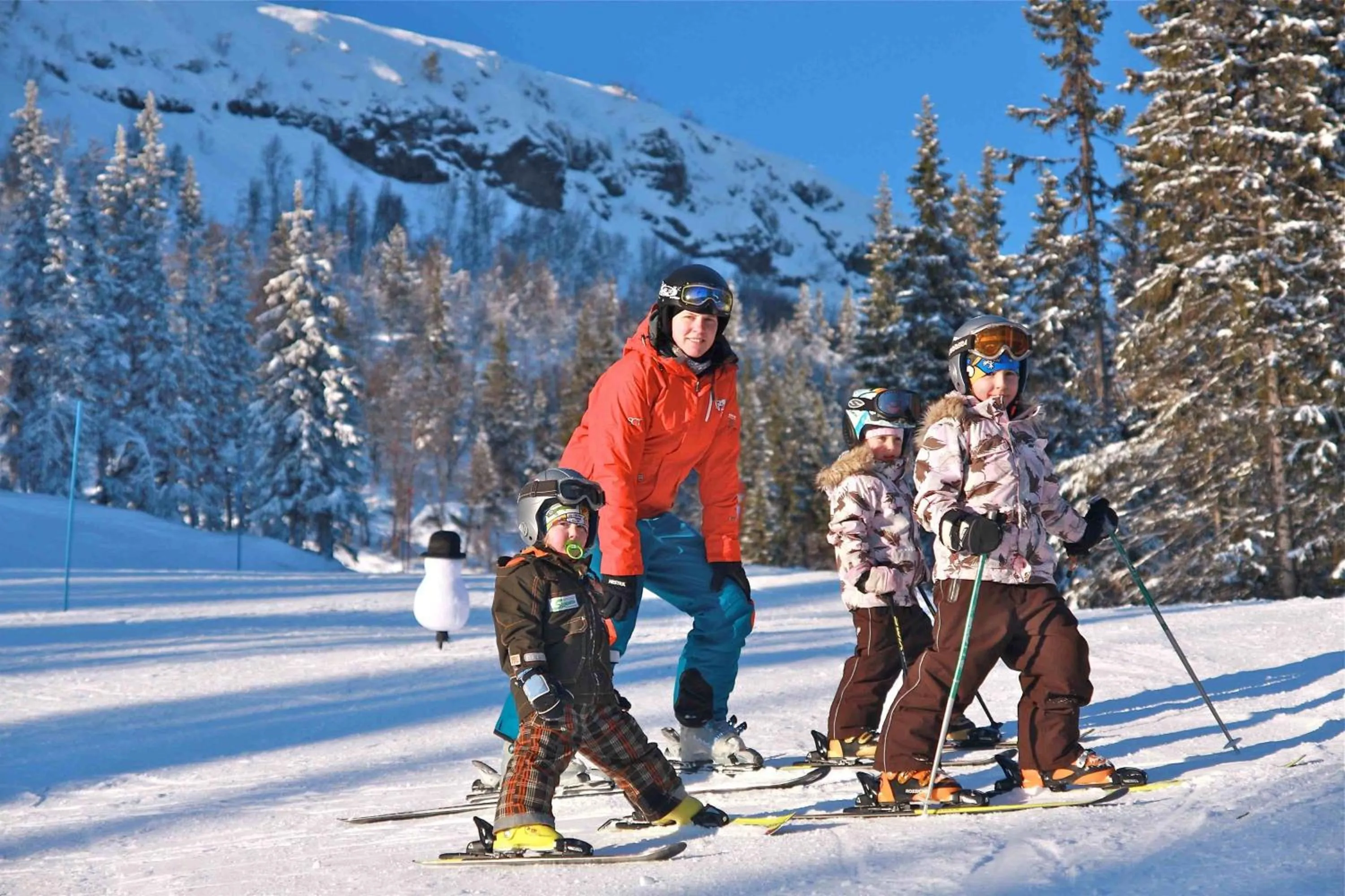 Winter in Funäs Ski Lodge
