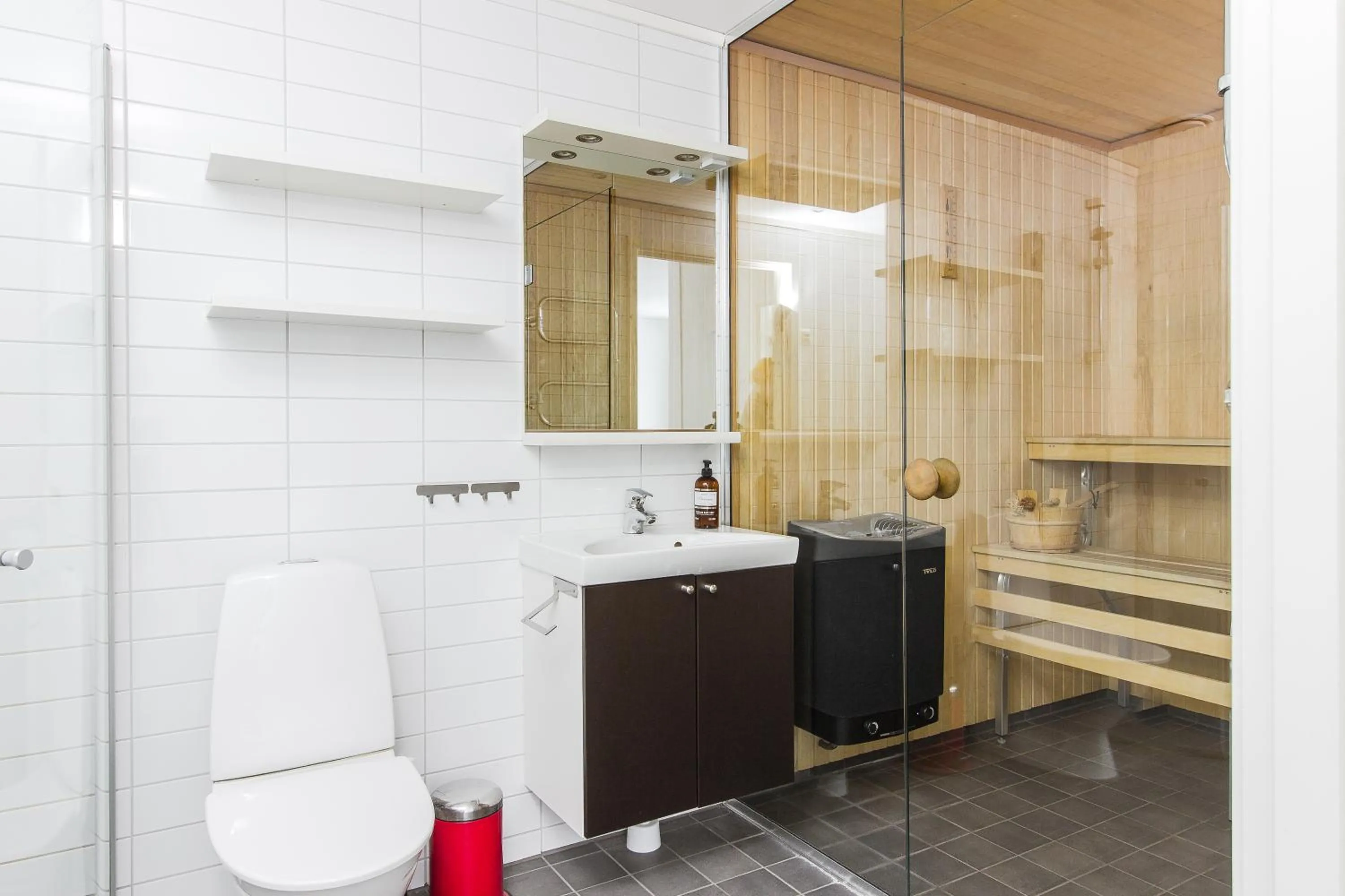 Shower in Funäs Ski Lodge