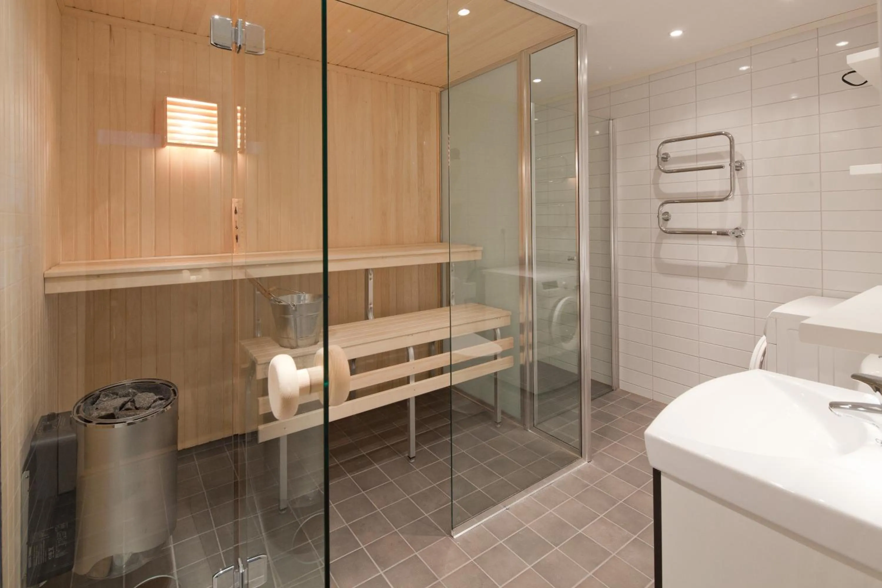 Shower in Funäs Ski Lodge