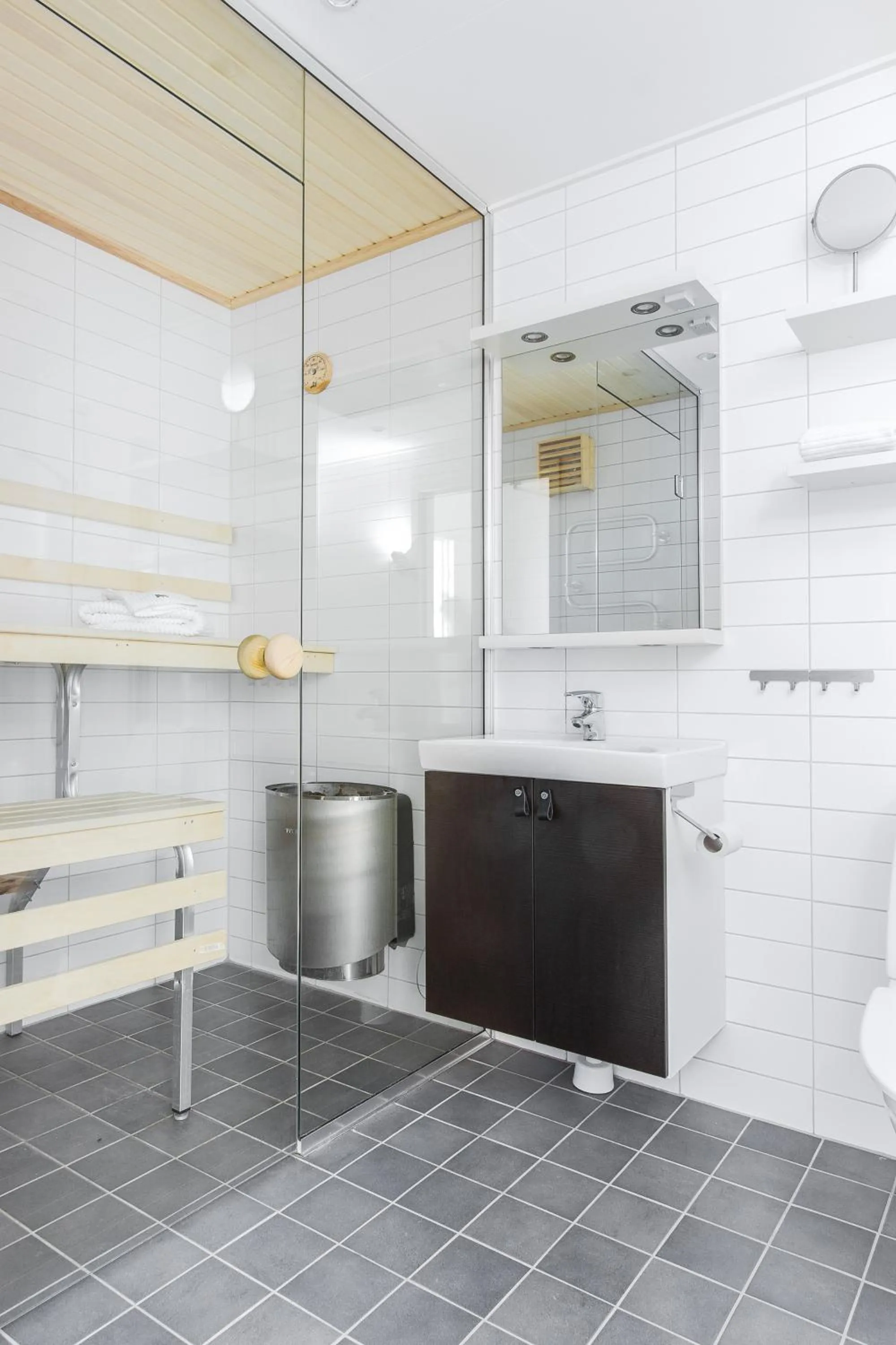 Shower in Funäs Ski Lodge