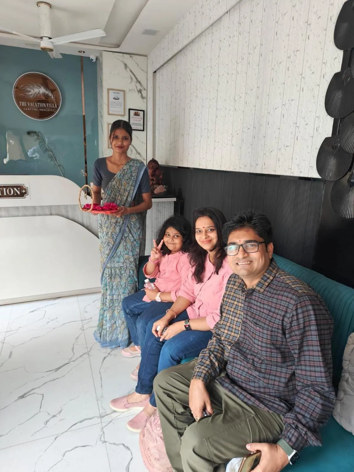 Lobby or reception in The Vacation Villa Agra A Boutique Hotel Near Taj Mahal